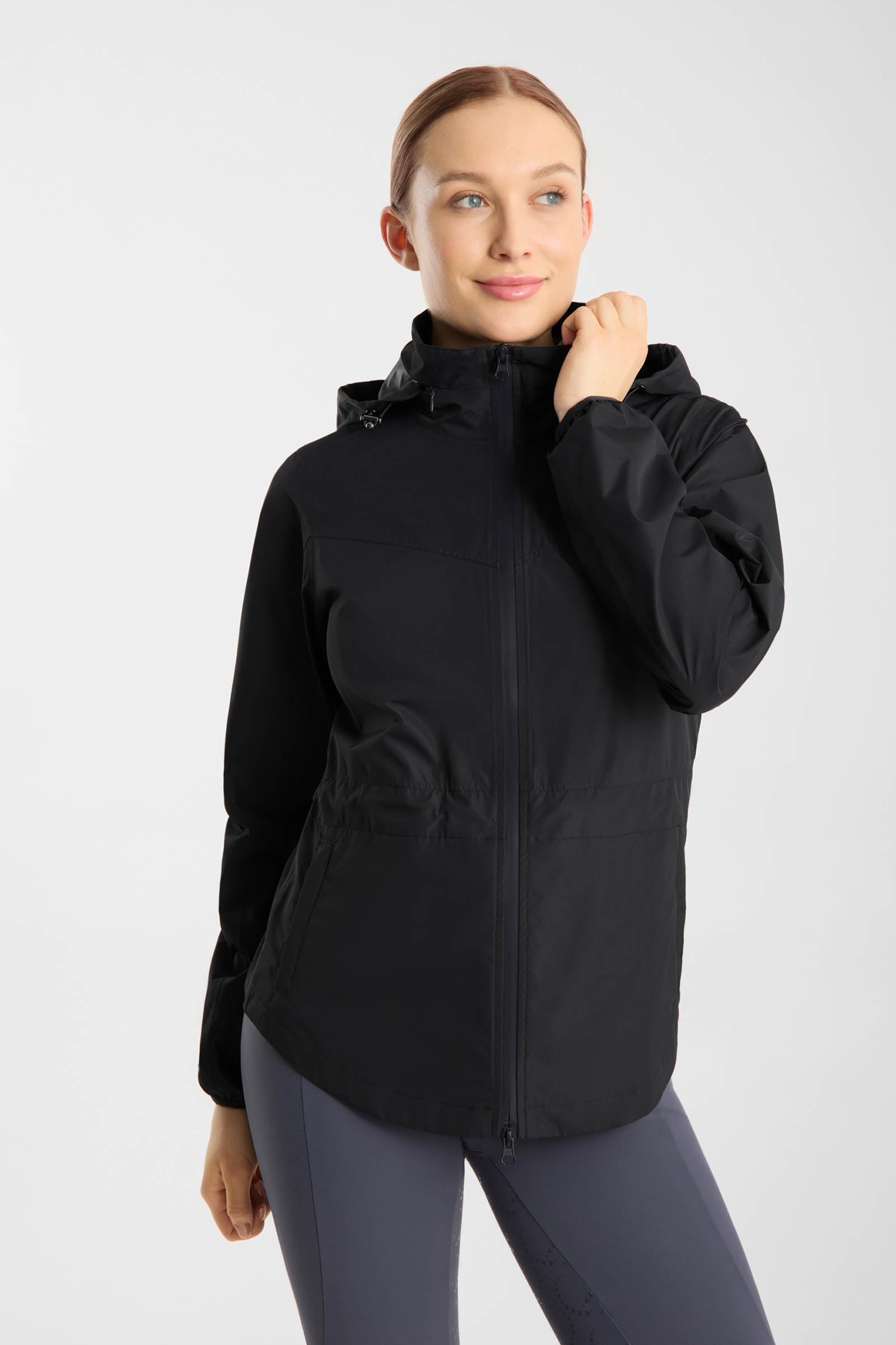Horze Fiora leichte wasserdichte Damen-Reitjacke Damen Reitbekleidung