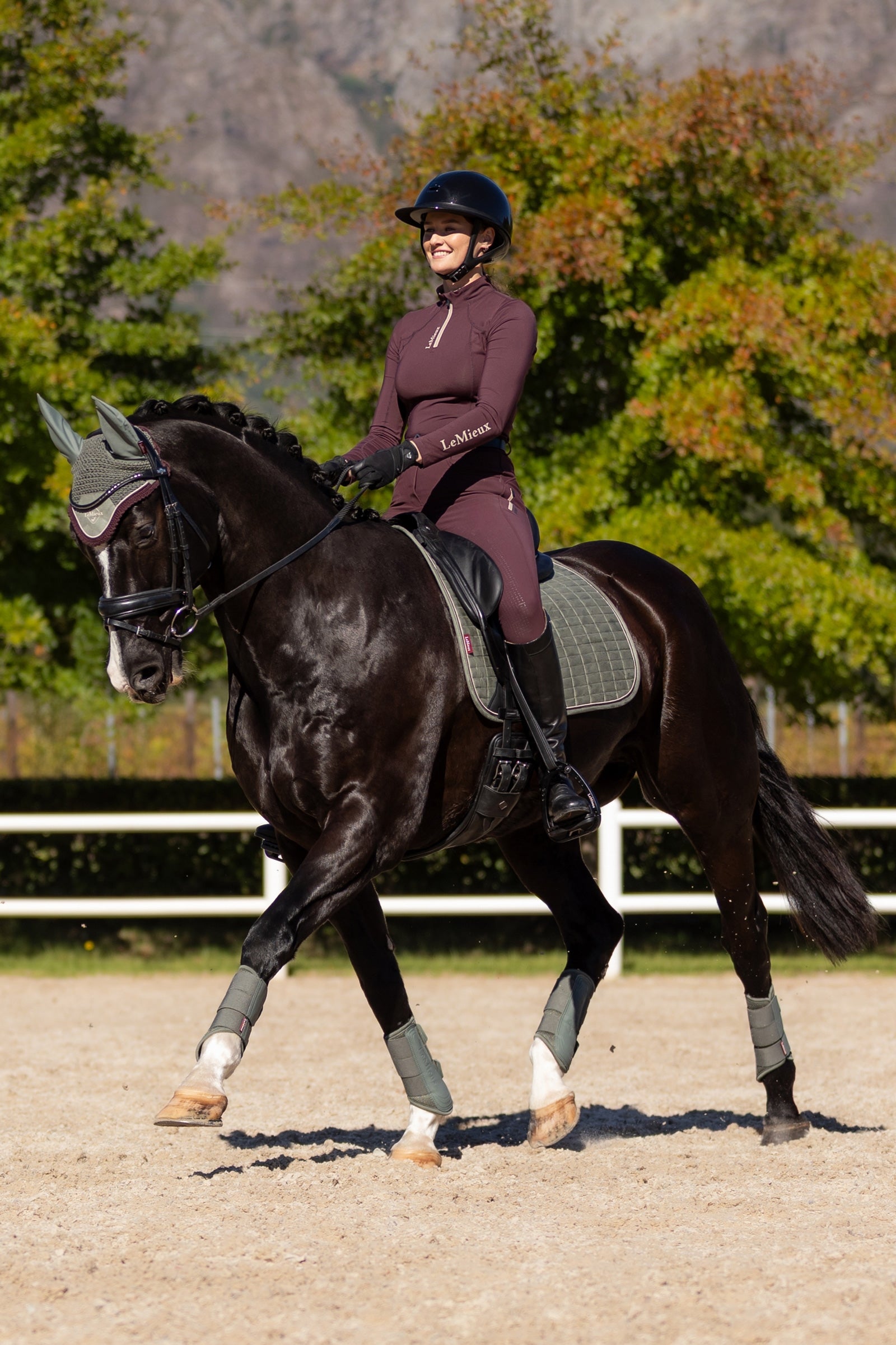 LeMieux Suede Square Dressage Saddle Pad Saddle Pads