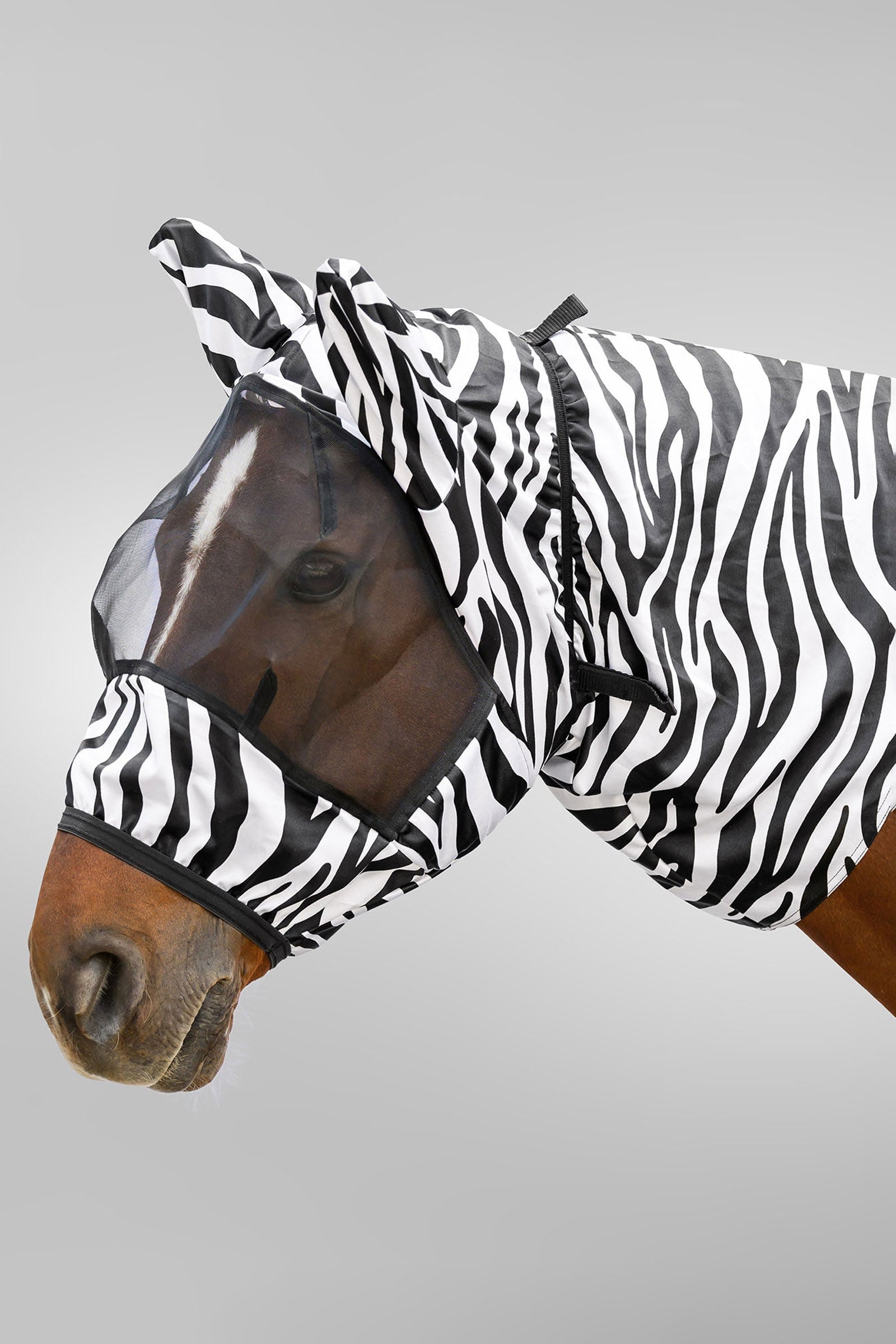 Waldhausen Ekzemer Zebra-Fliegenmaske mit UV-Schutz Fliegenschutz