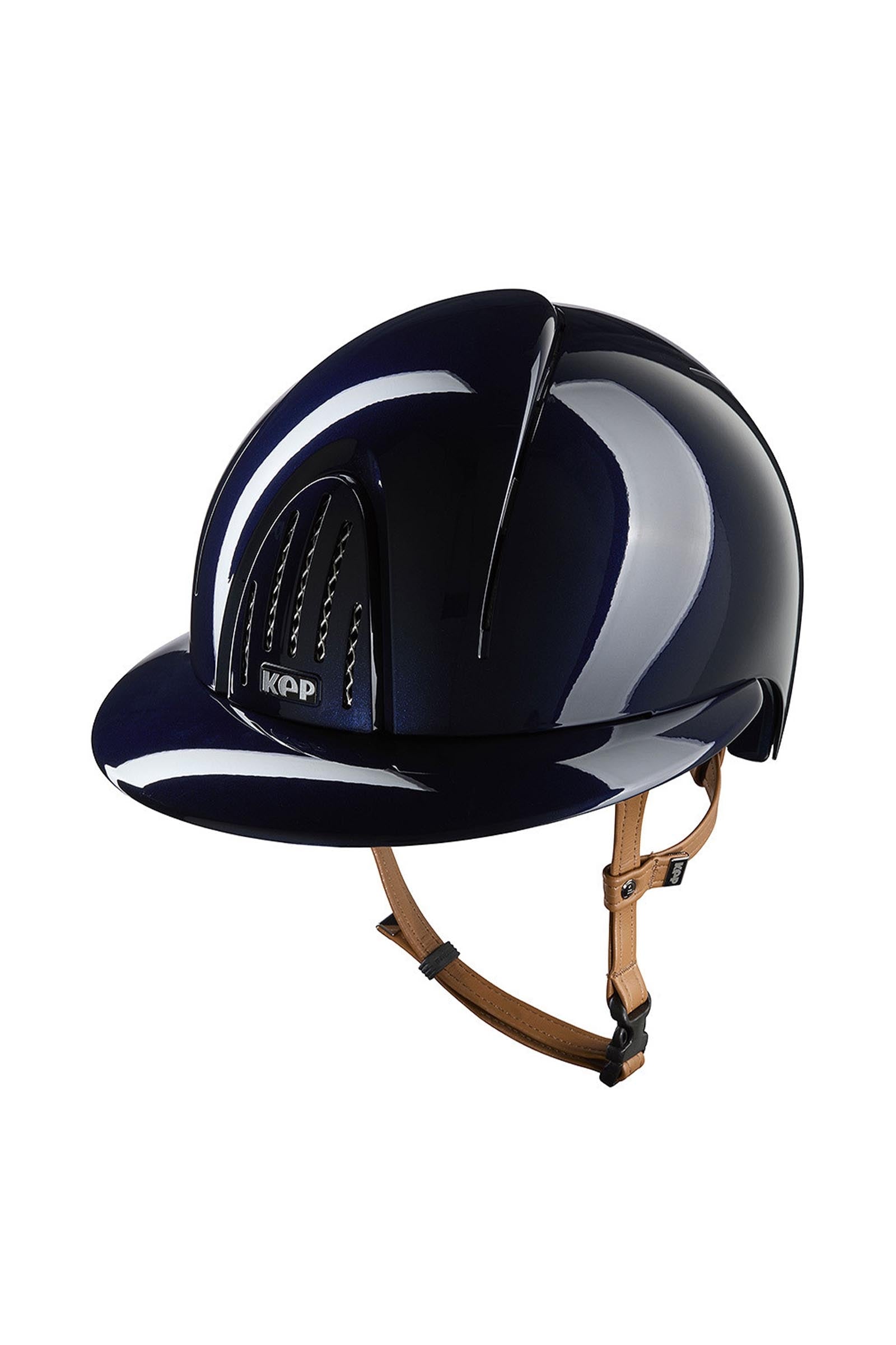 KEP Helmets KEP NOVA ABS Metal Polish/Beige Polo Riding Helmet Reithelme & Sicherheitswesten
