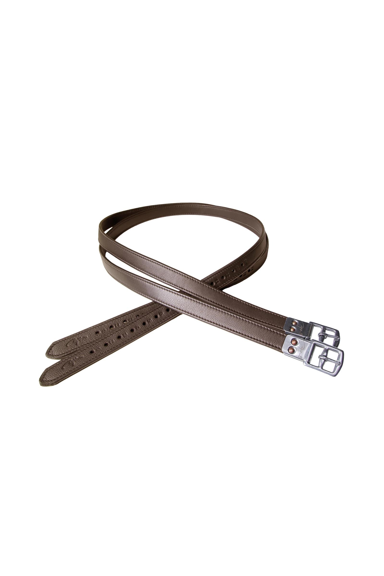 Dy'on Premium Steigbügelriemen aus weichem Leder Sättel & Sattelgurte