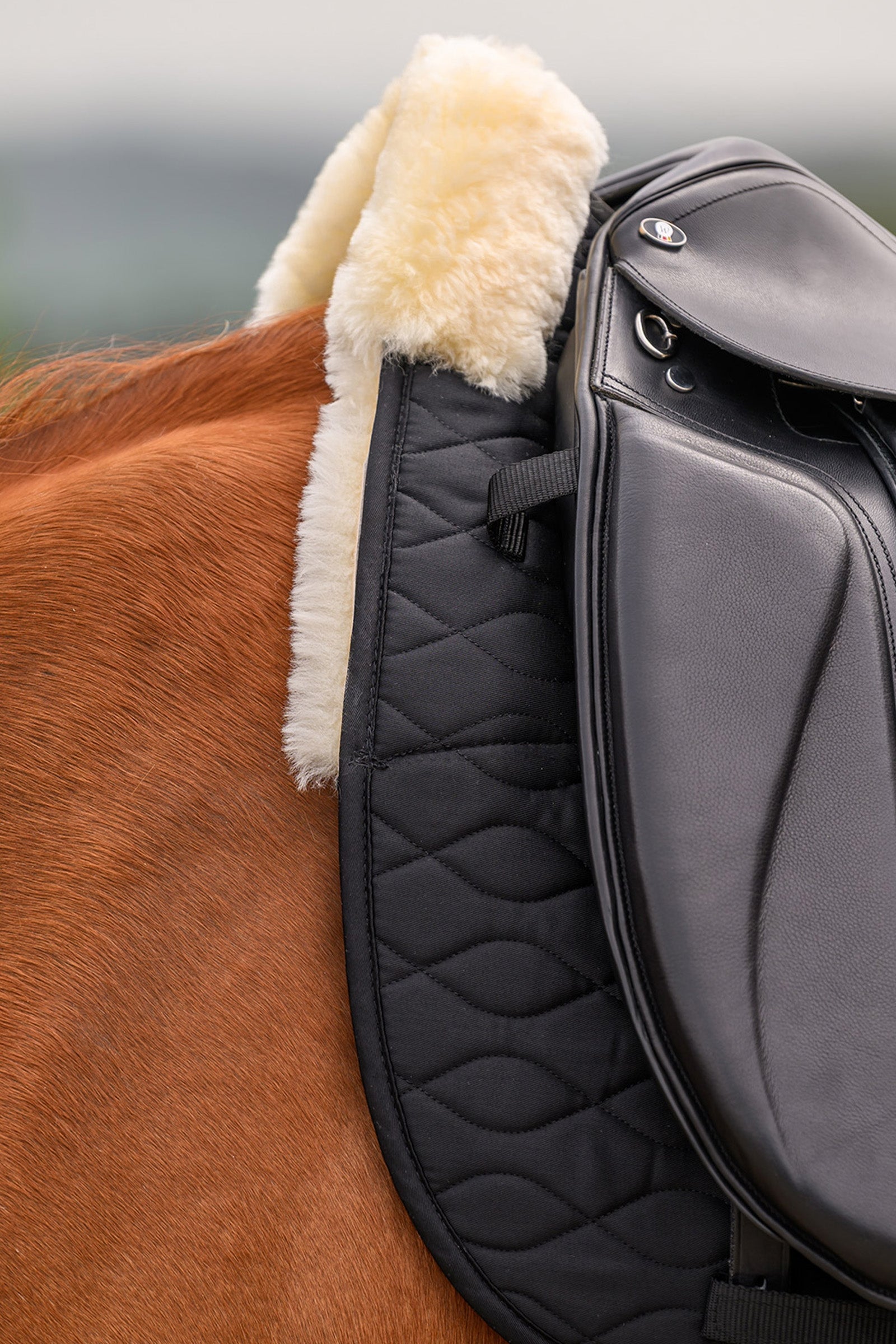 Waldhausen Milan Dressage Saddle Pad With Lambskin Saddle Pads