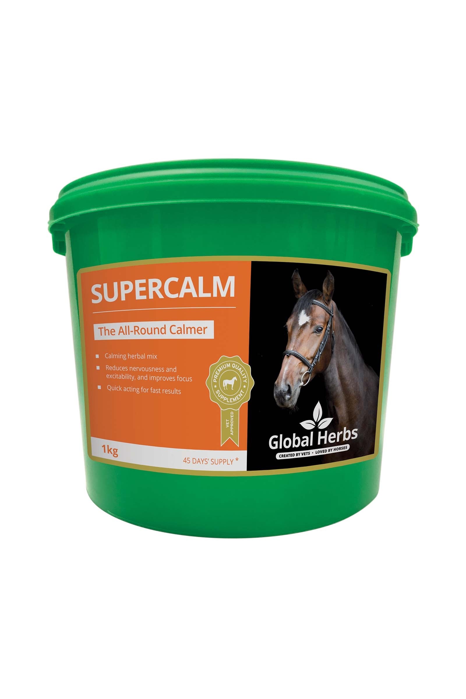 Global Herbs SuperCalm 1kg Horse Feed & Nutrition