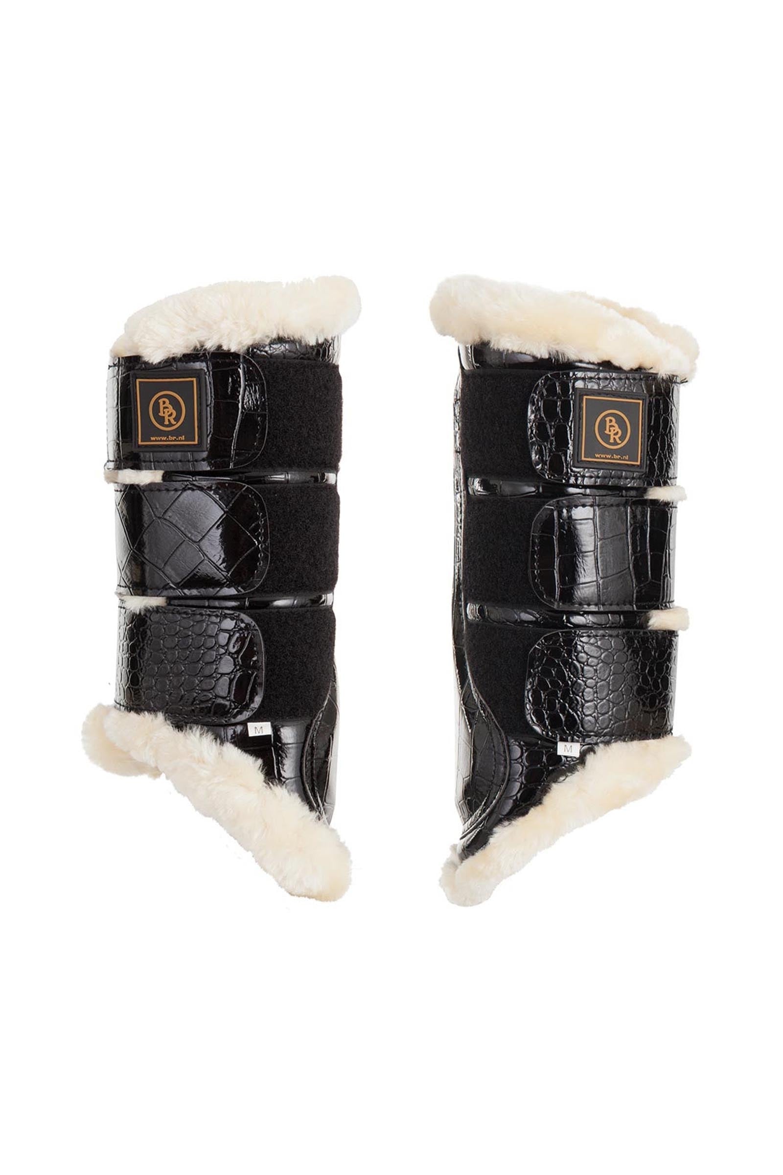 BR Majestic Gamaschen aus Kunst-Lackleder Leg Protection & Hoof Protection for Horses