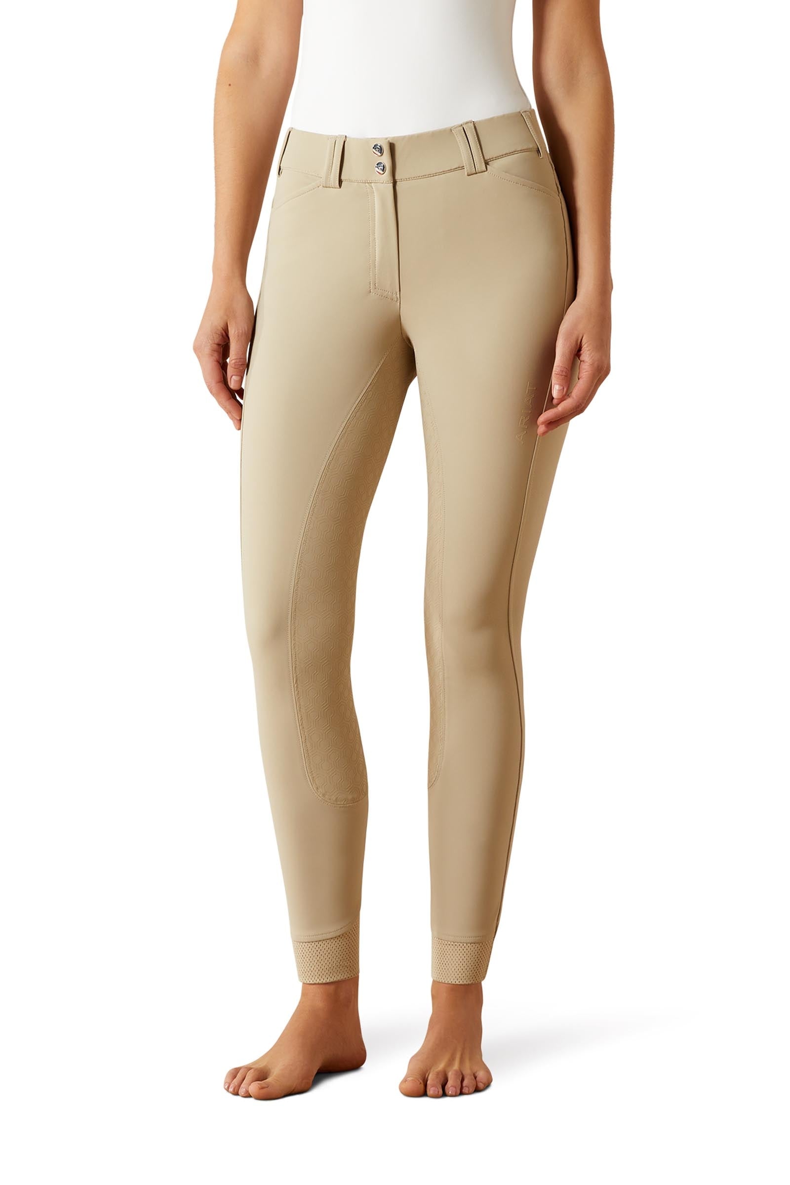 Ariat Tri Factor Women's Full Seat Breeches With Silicone Grip Womens Breeches