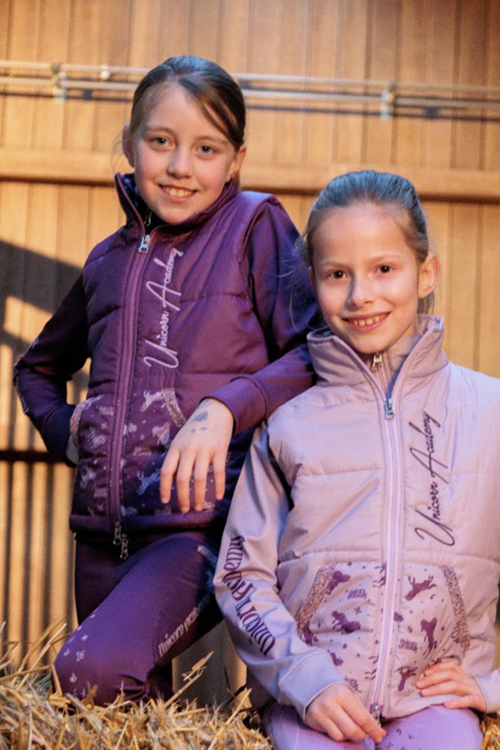 Kavalkade Unicorn Academy Kids´ Light Padded Vest With Glitter Kids Apparel
