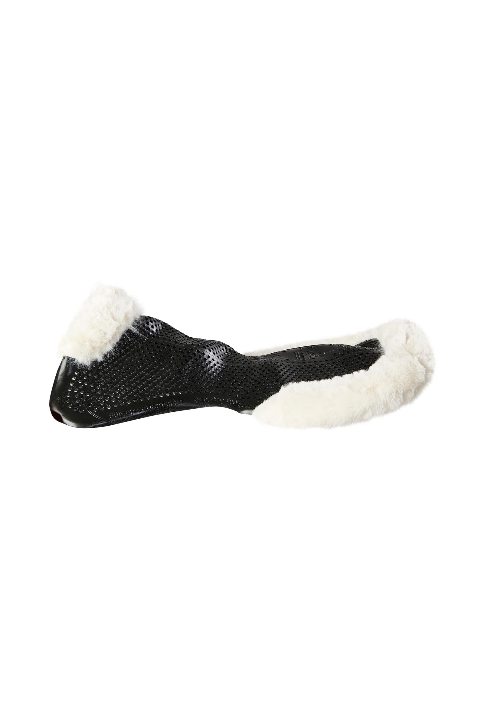 Acavallo Gel Non Slip Classic With Faux Sheepskin Cut-Out Flat Saddle Pads