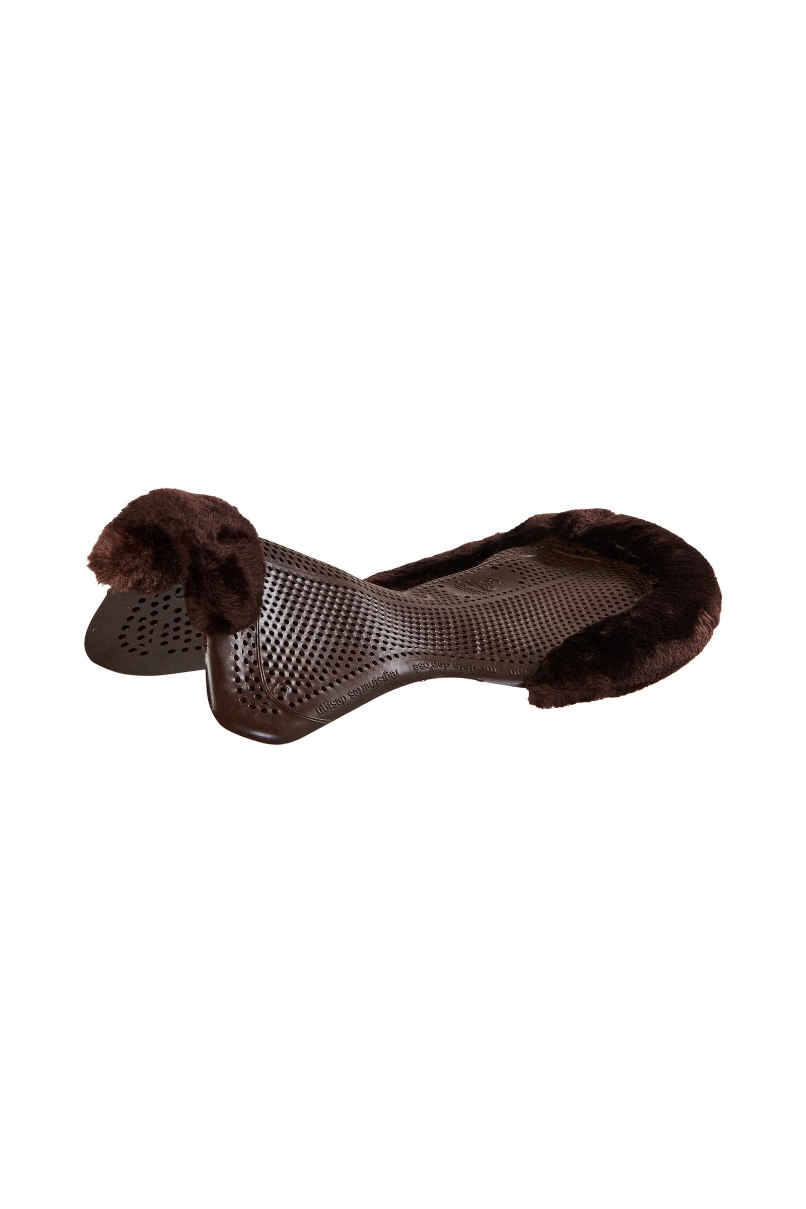 Acavallo Gel Anti-Rutsch Classic mit Schaffell Ausschnitt flach Schabracken