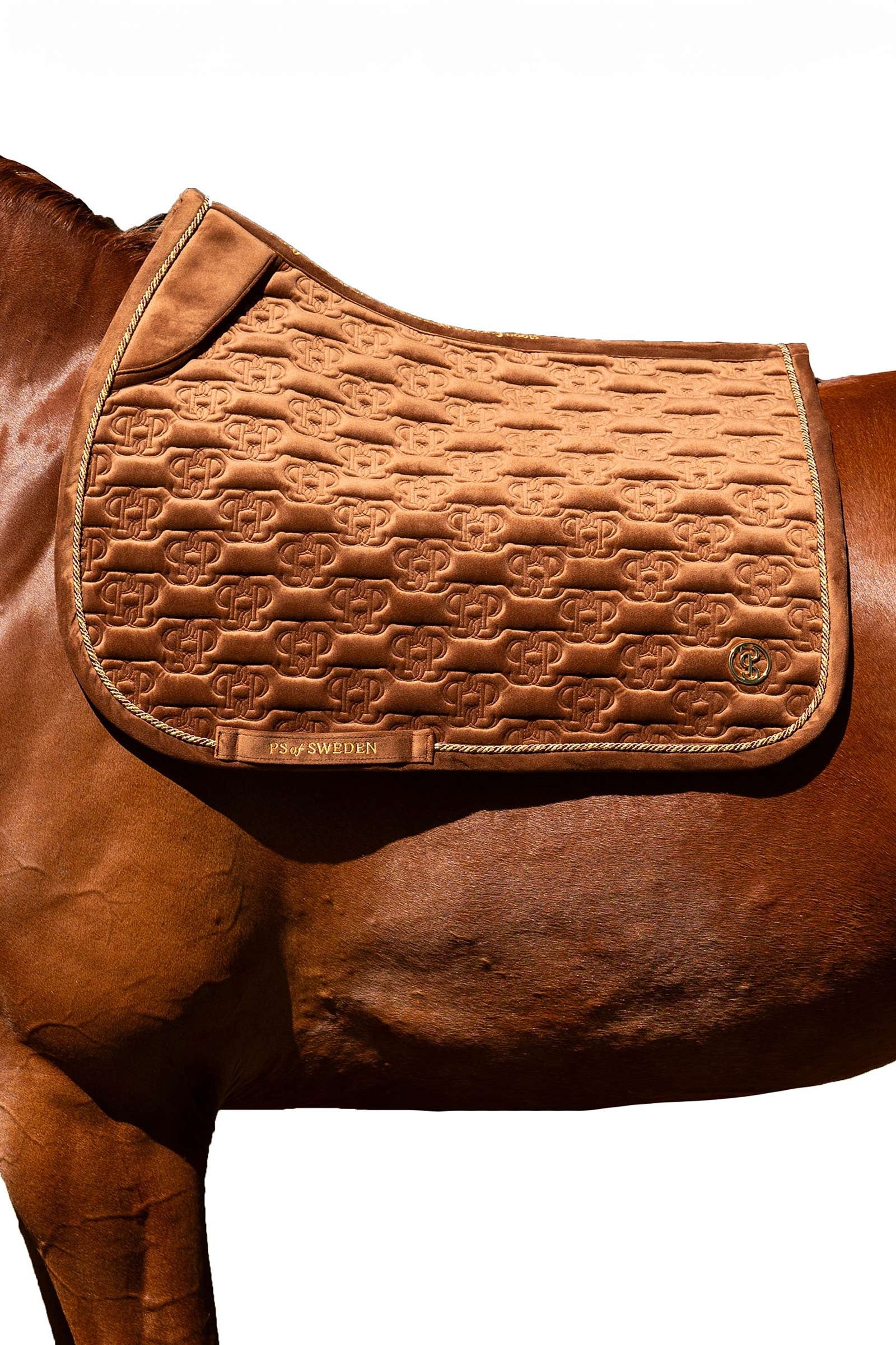 PS of Sweden Saddle Pad Velvet Monogram Jump Saddle Pads