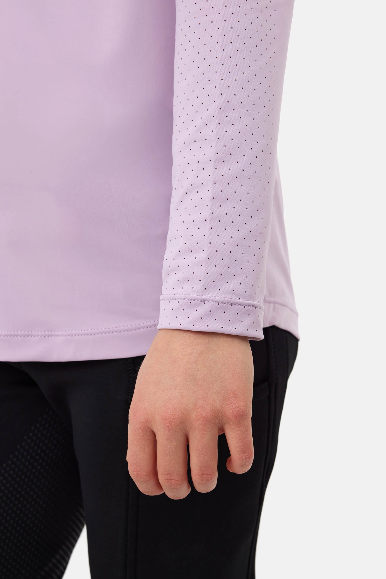 Horze Young Rider Emmie Cooling Training Shirt with Long Sleeves Kids Apparel