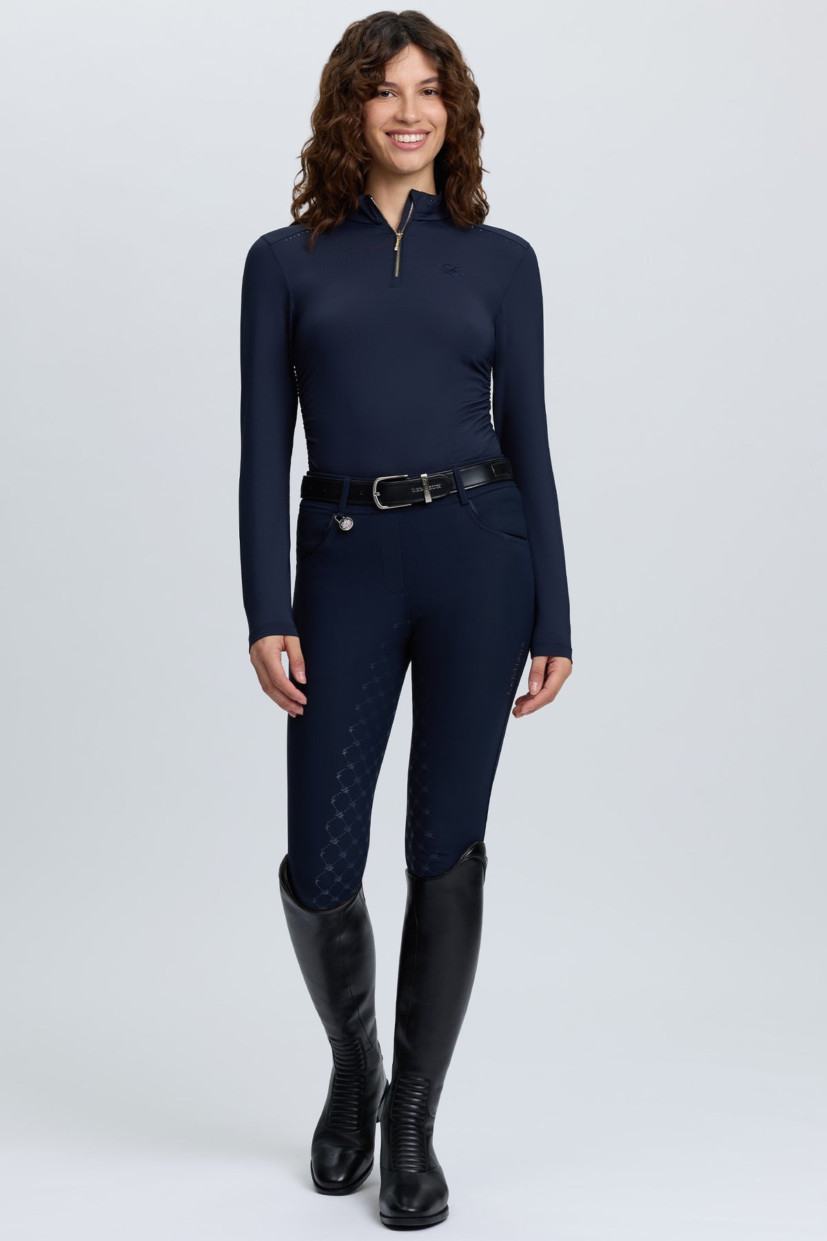 LeMieux Lustre Ruched Base Layer w. UV Protection Women’s Riding Clothing