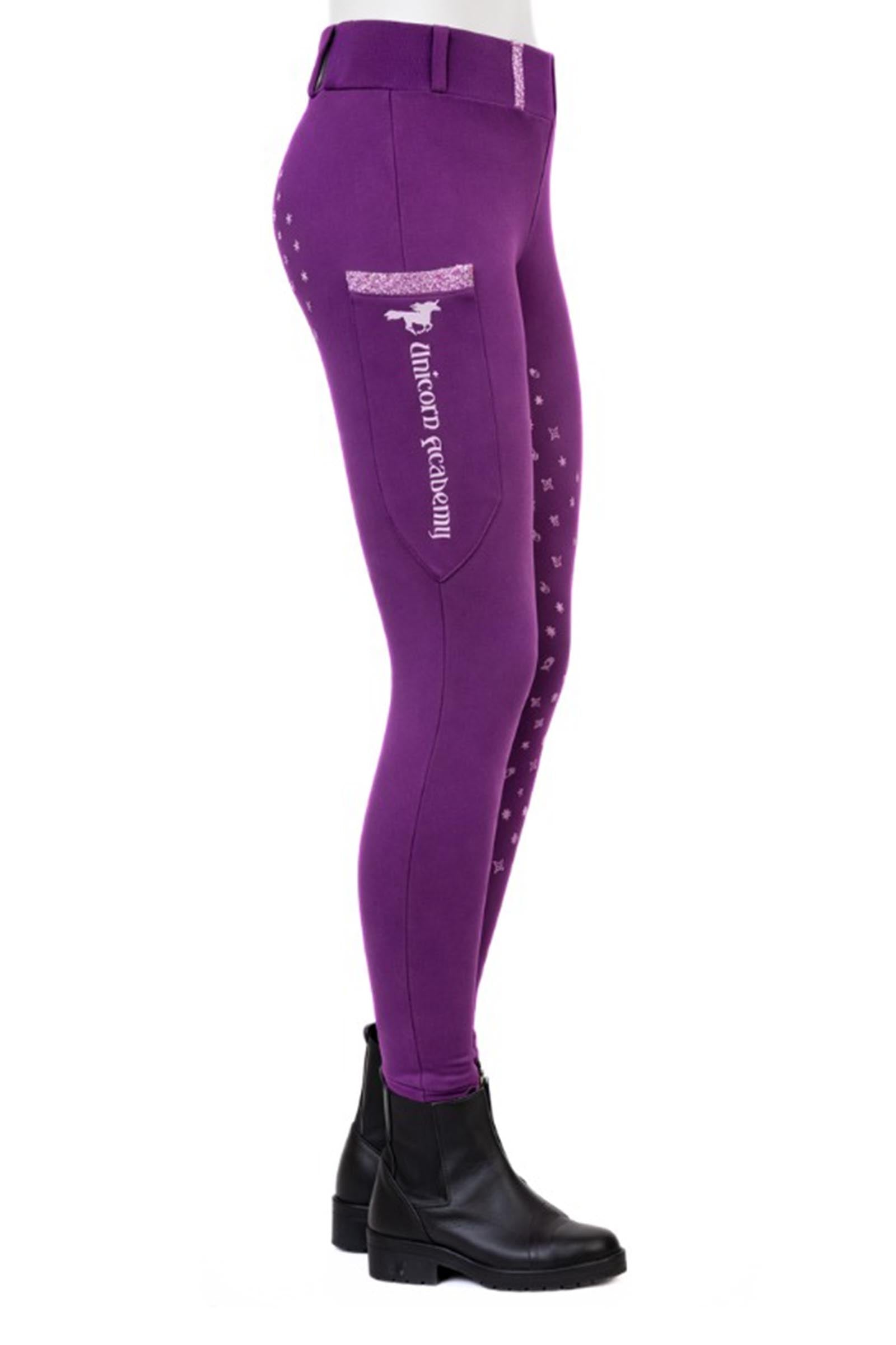 Kavalkade Unicorn Academy Kids´ Riding Leggings With Glitter Kids Apparel