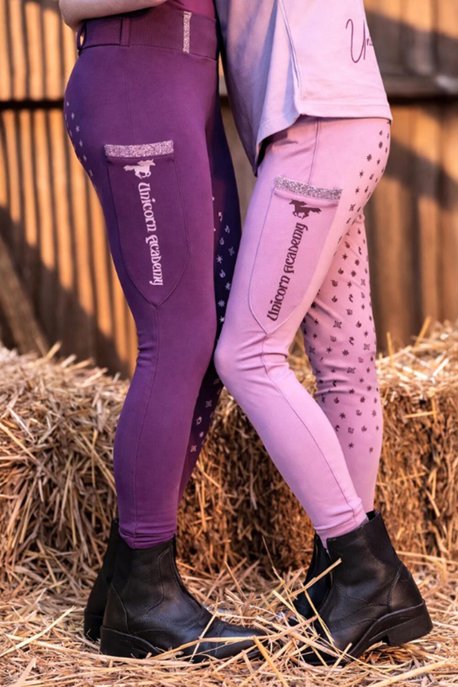 Kavalkade Unicorn Academy Kids´ Riding Leggings With Glitter Kids Apparel