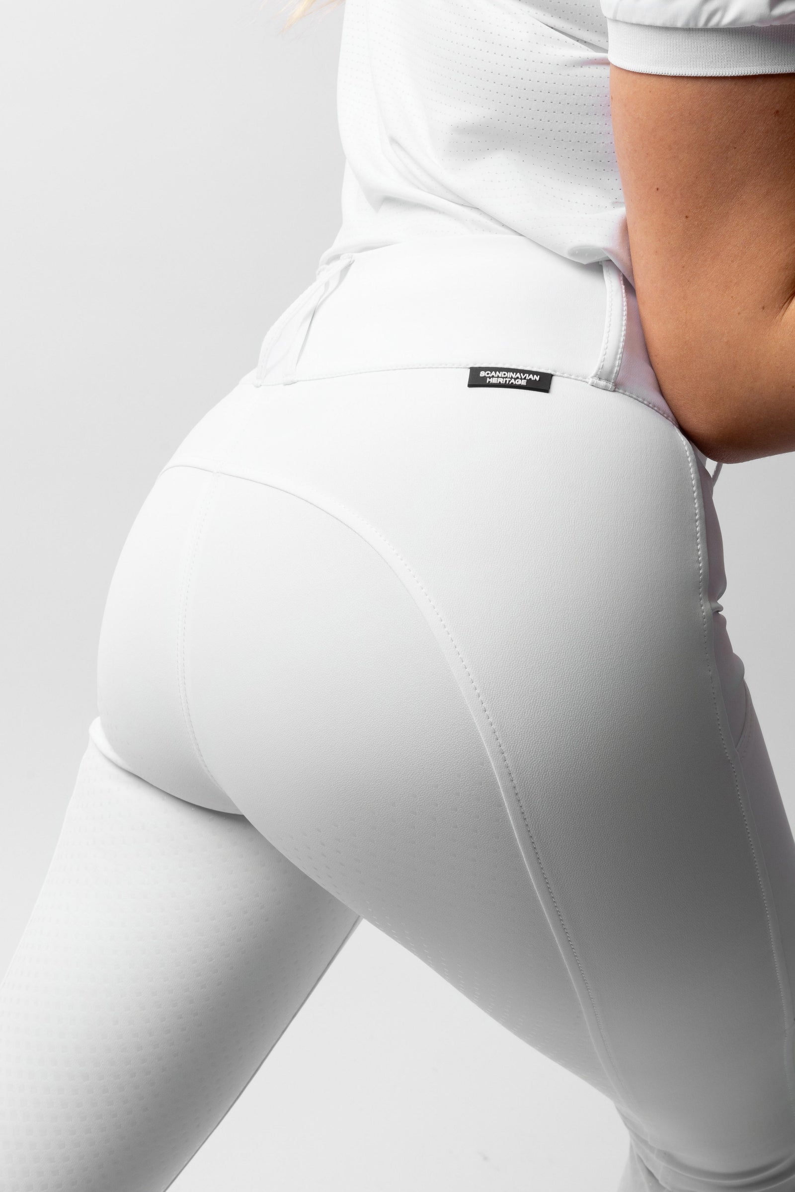 Horze Grand Prix Show Full Grip Breeches UPF 50+ Womens Breeches
