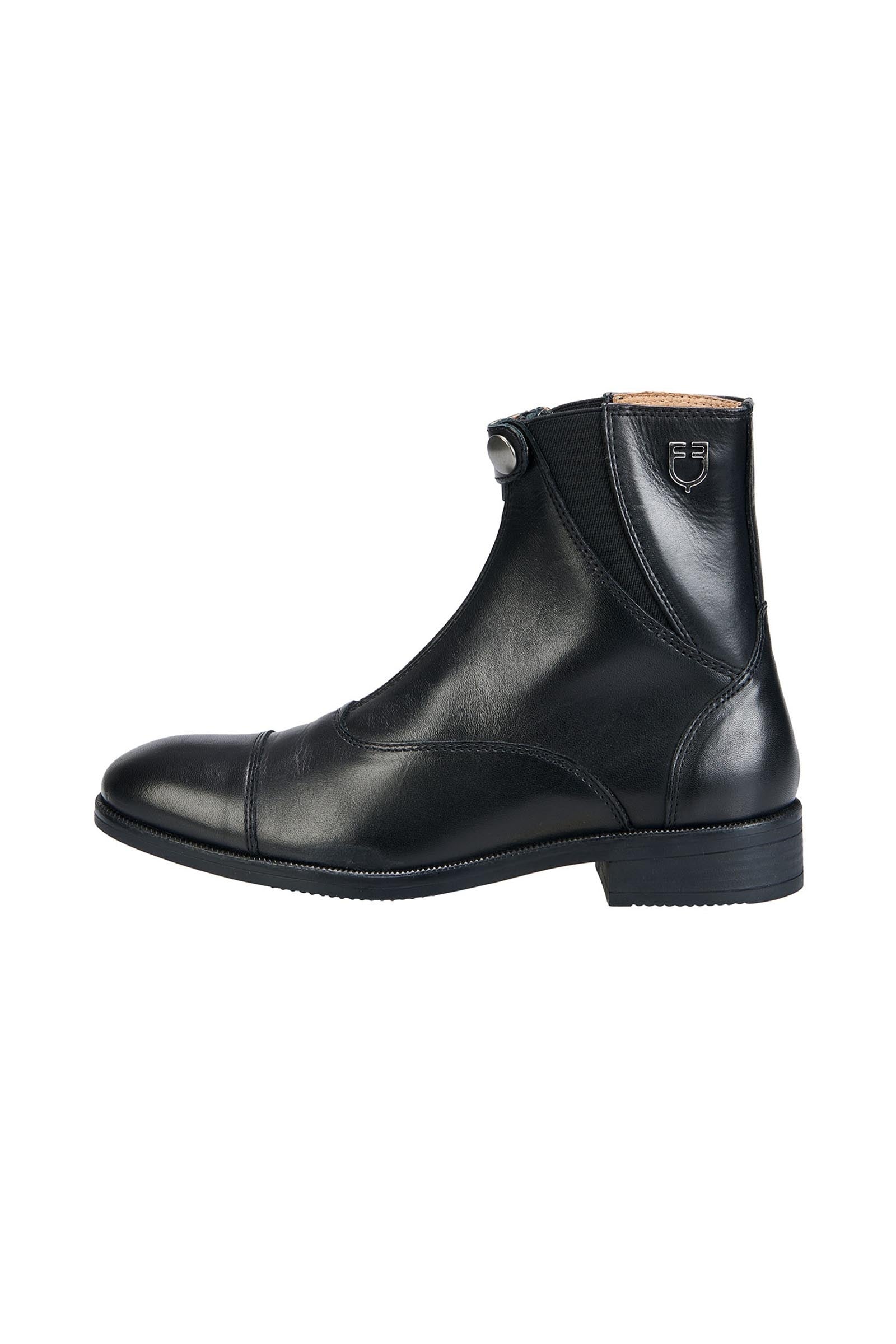 Equestro Unisex Ankle Boots With Front Zip Maximum Comfort Riding Boots & Riding Shoes