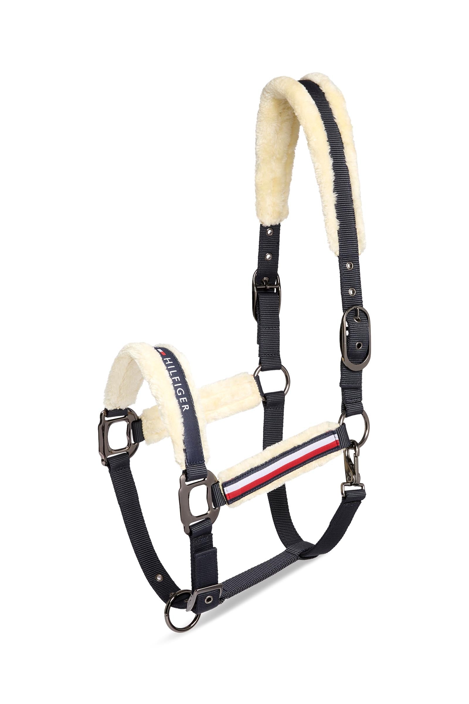 Tommy Hilfiger Equestrian Kennedy Halfter mit Kunstfell Halfter & Stricke