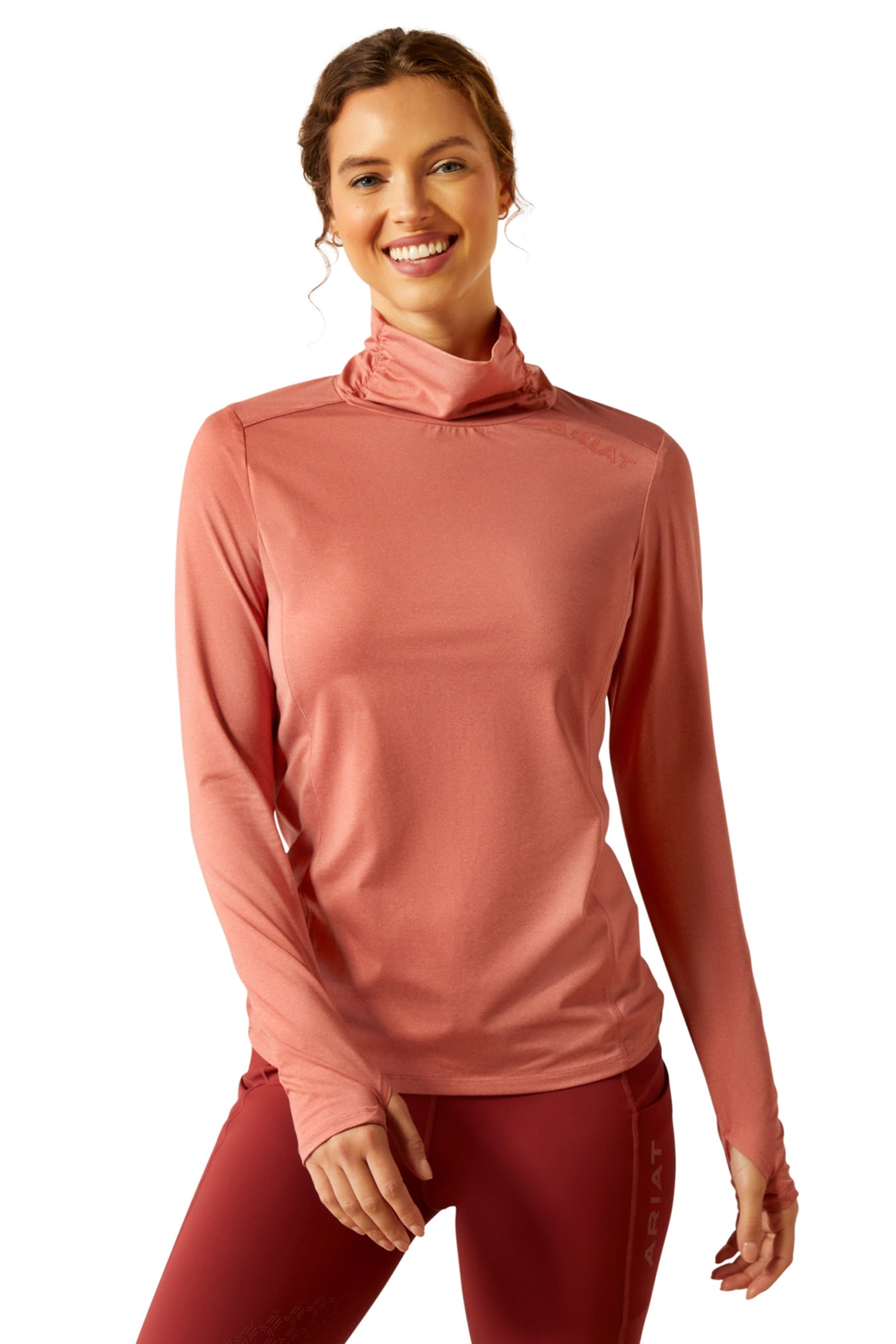 Ariat Vivacity Funnel Neck Baselayer Shirt Damen Reitbekleidung