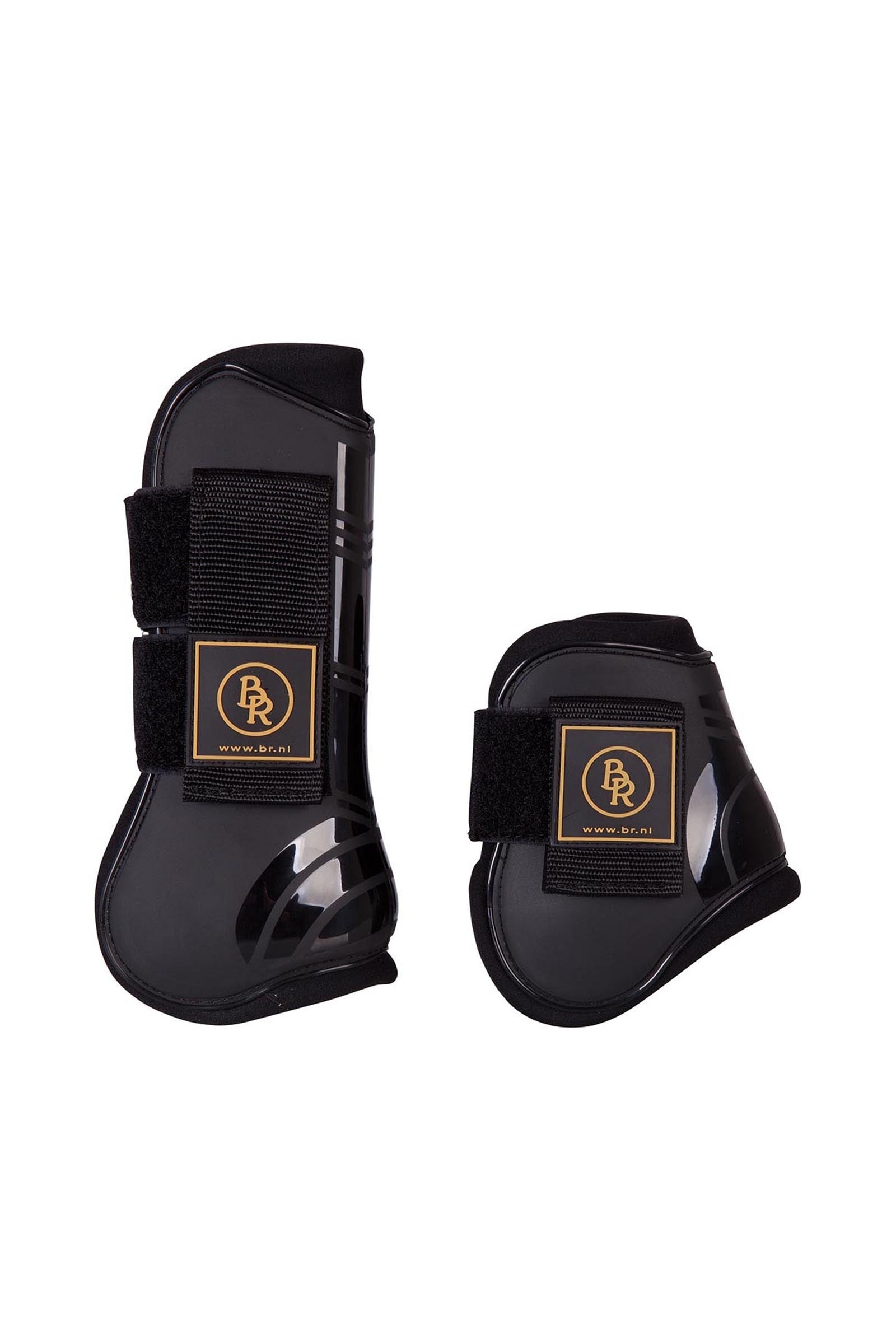 BR Pro Tech Neopren Gamaschen und Streichkappen Set Leg Protection & Hoof Protection for Horses