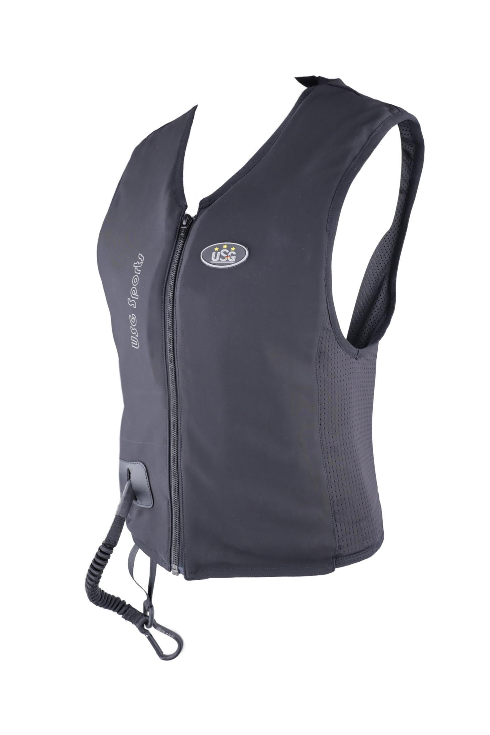 USG Aixplorer Softshell-Airweste mit EquiAirbag® System (inkl. CO2-Kartusche 45 g & Werkzeug) Reithelme & Sicherheitswesten