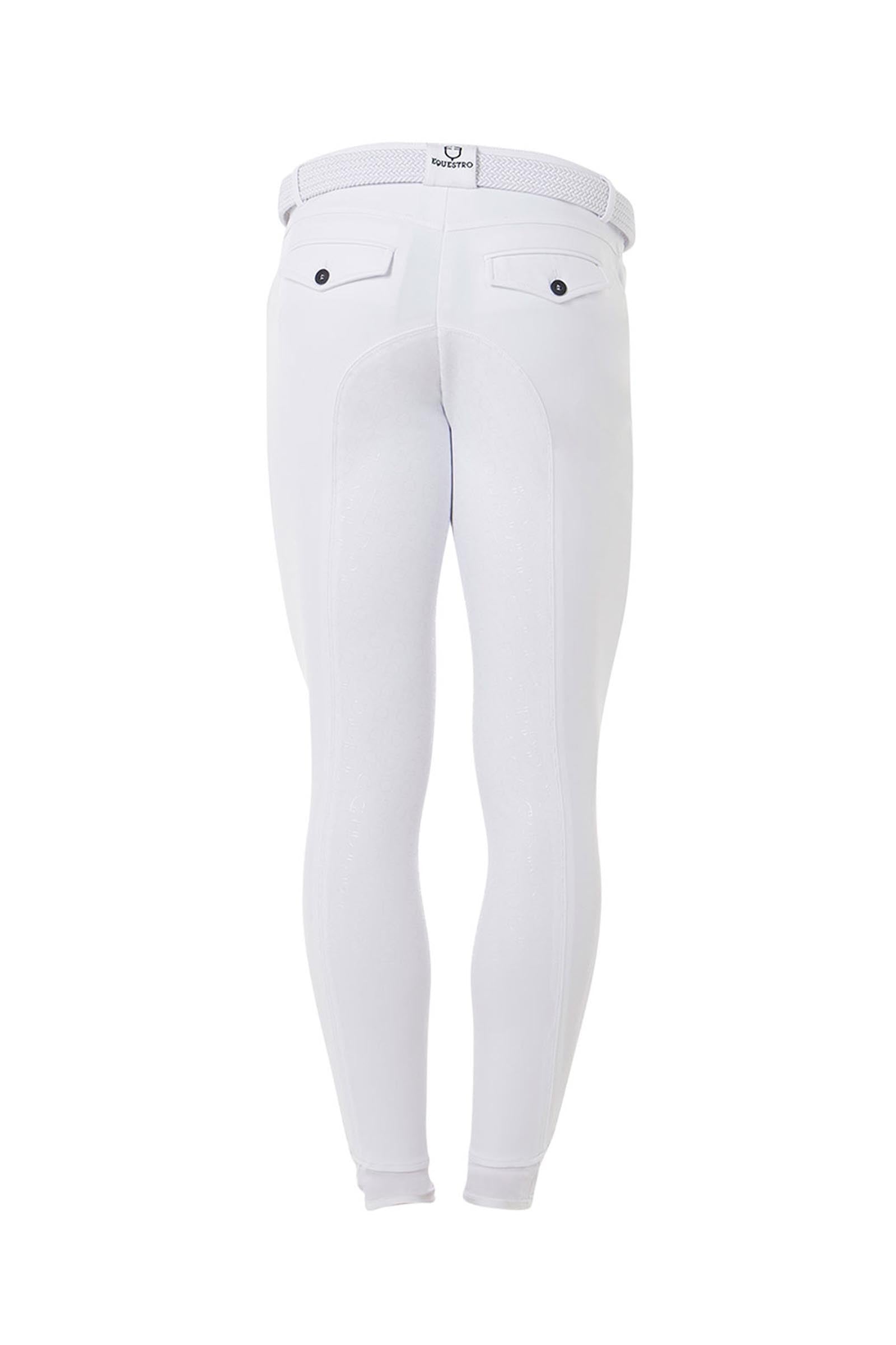 Equestro Men's Slim Fit Full Grip Breeches Mens Riding Clothing