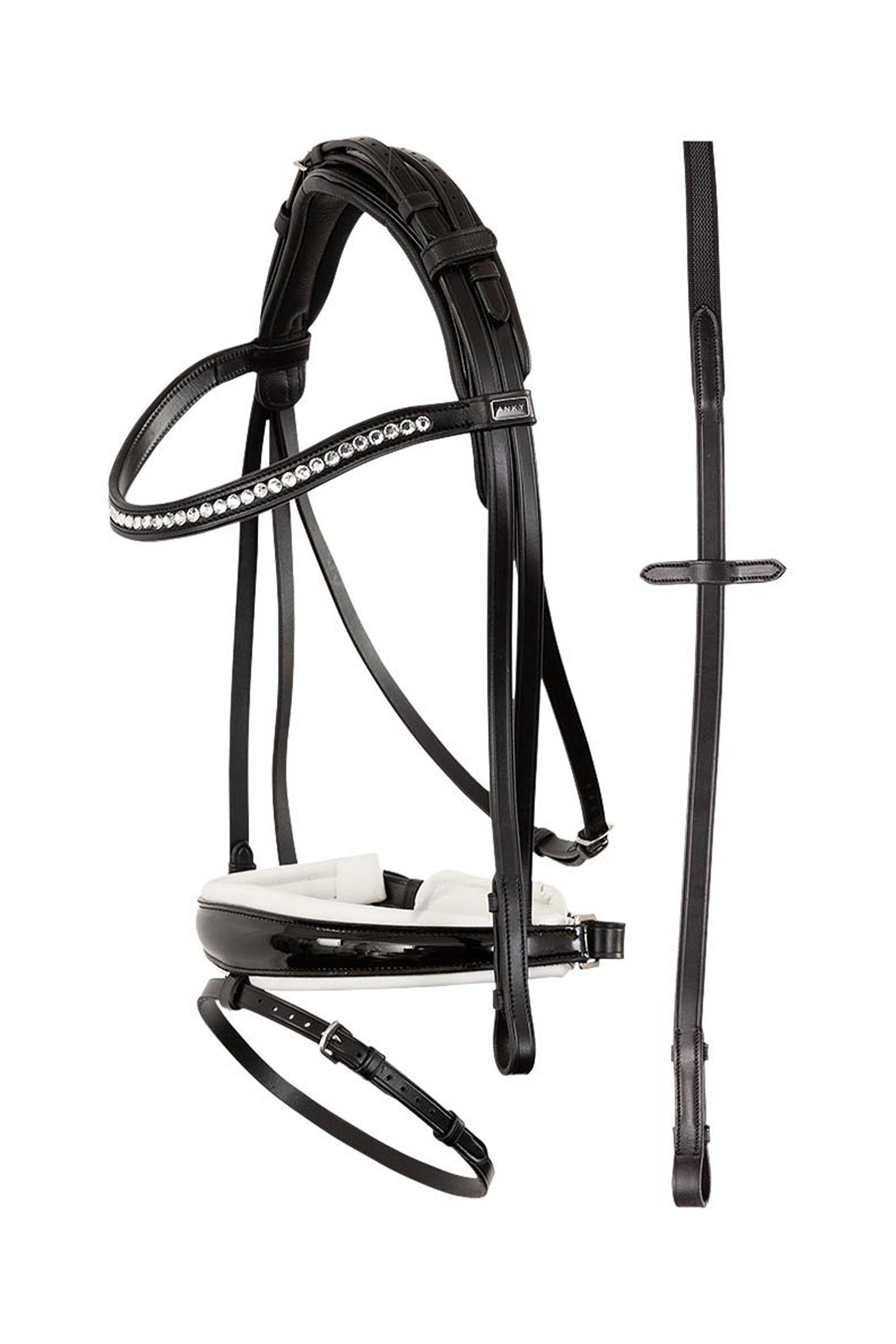 Anky ANKY Anatomic Bridle With Crown Buckle & Reins Trensenzäume & Zügel