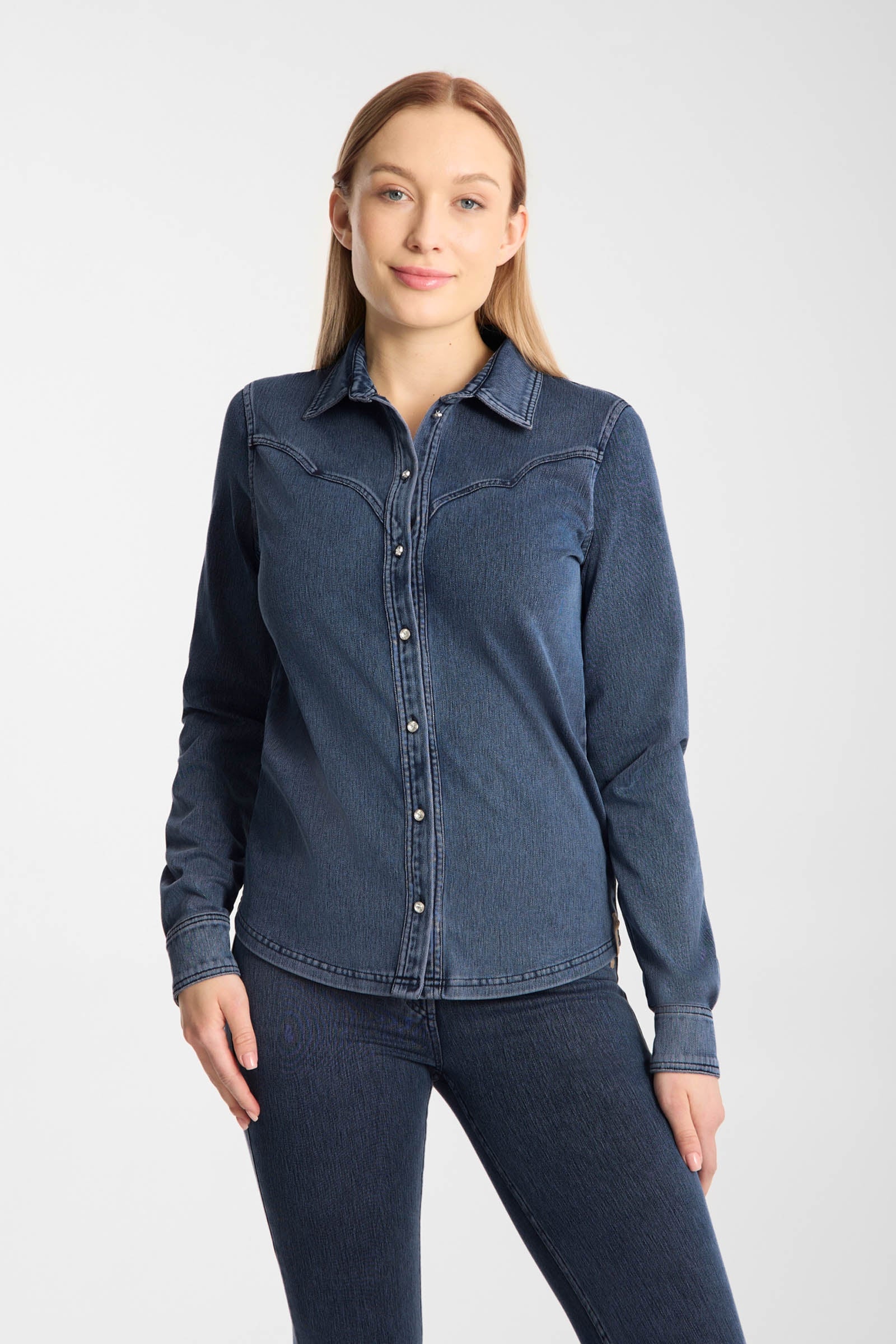 Horze Ulrika Damen-Westernhemd Damen Reitbekleidung