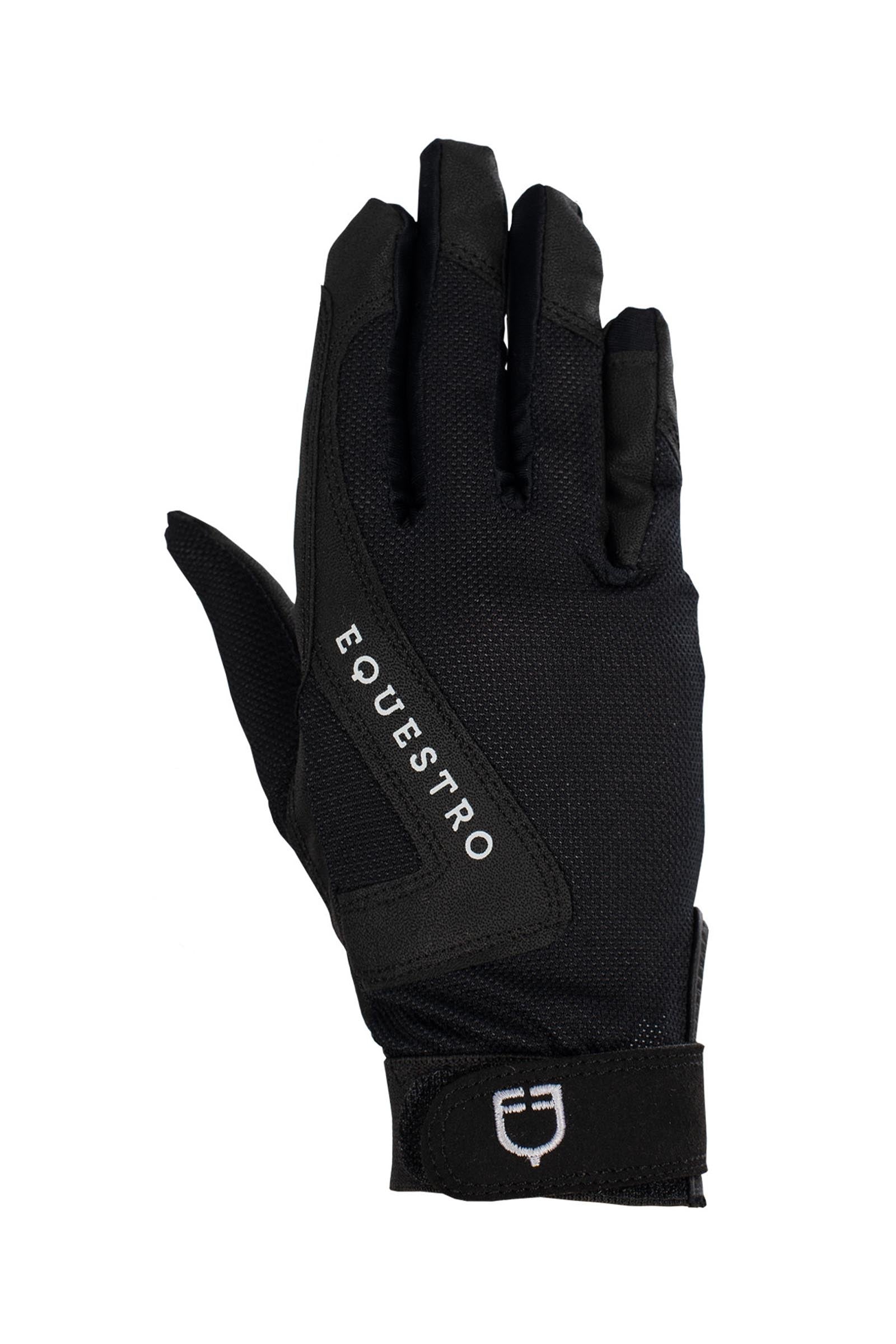 Equestro Gloves in Technical Fabric Riding Gloves