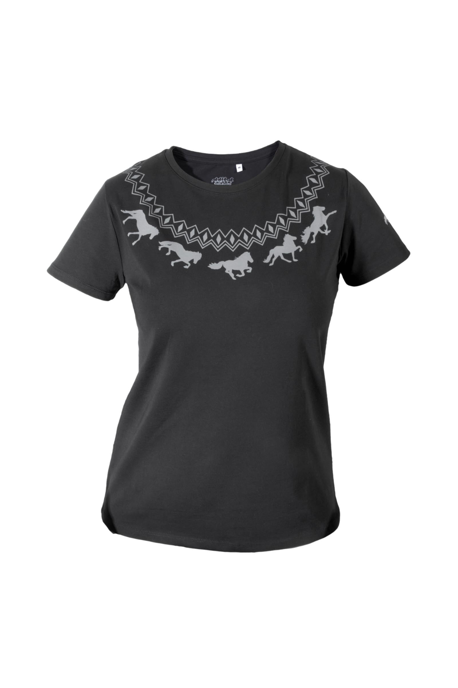 Karlslund Gæðingur Damen T-shirt Damen Reitbekleidung