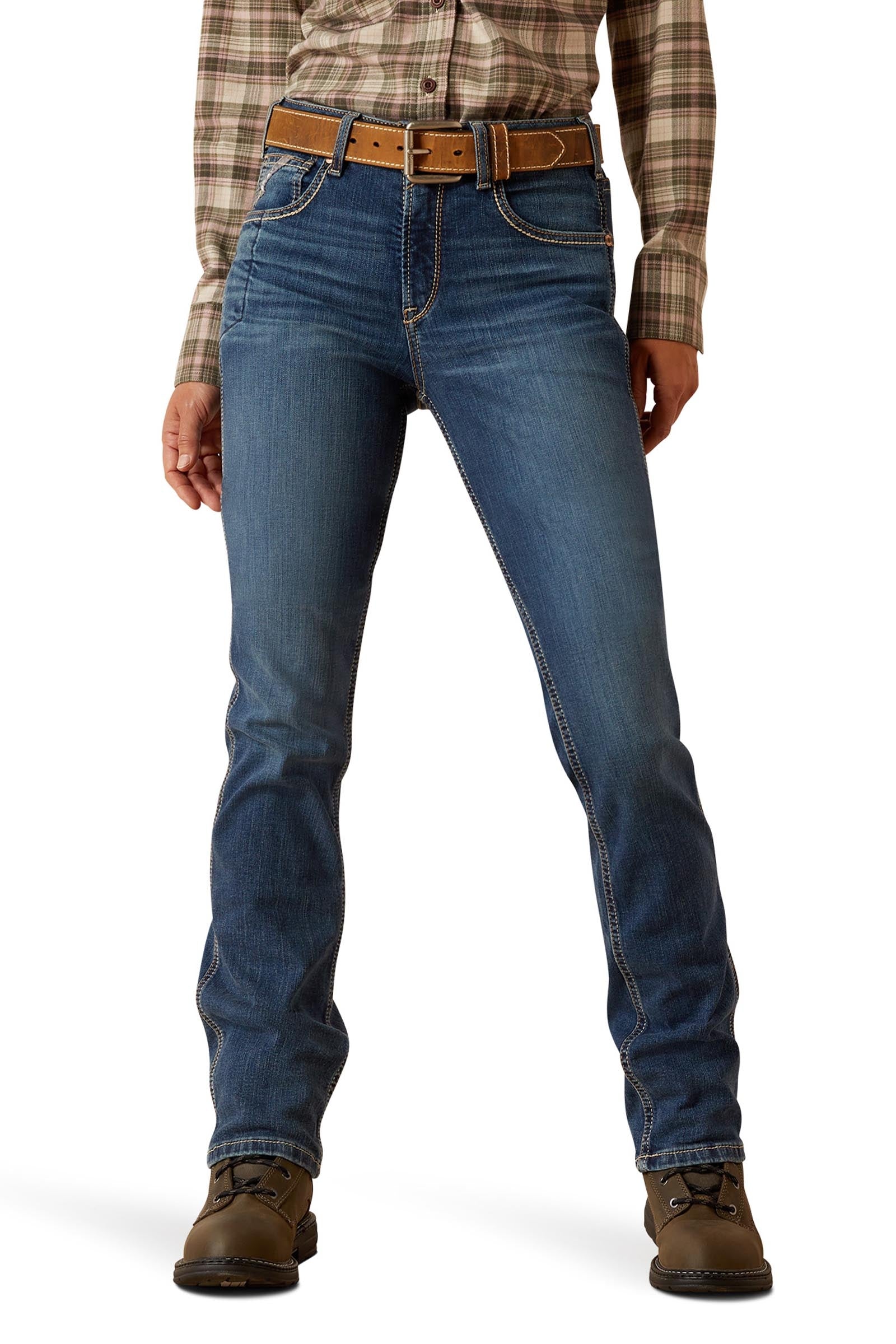 Ariat Rebar HR Riveter Straight Damen Jeans mit geradem Bein Womens Breeches
