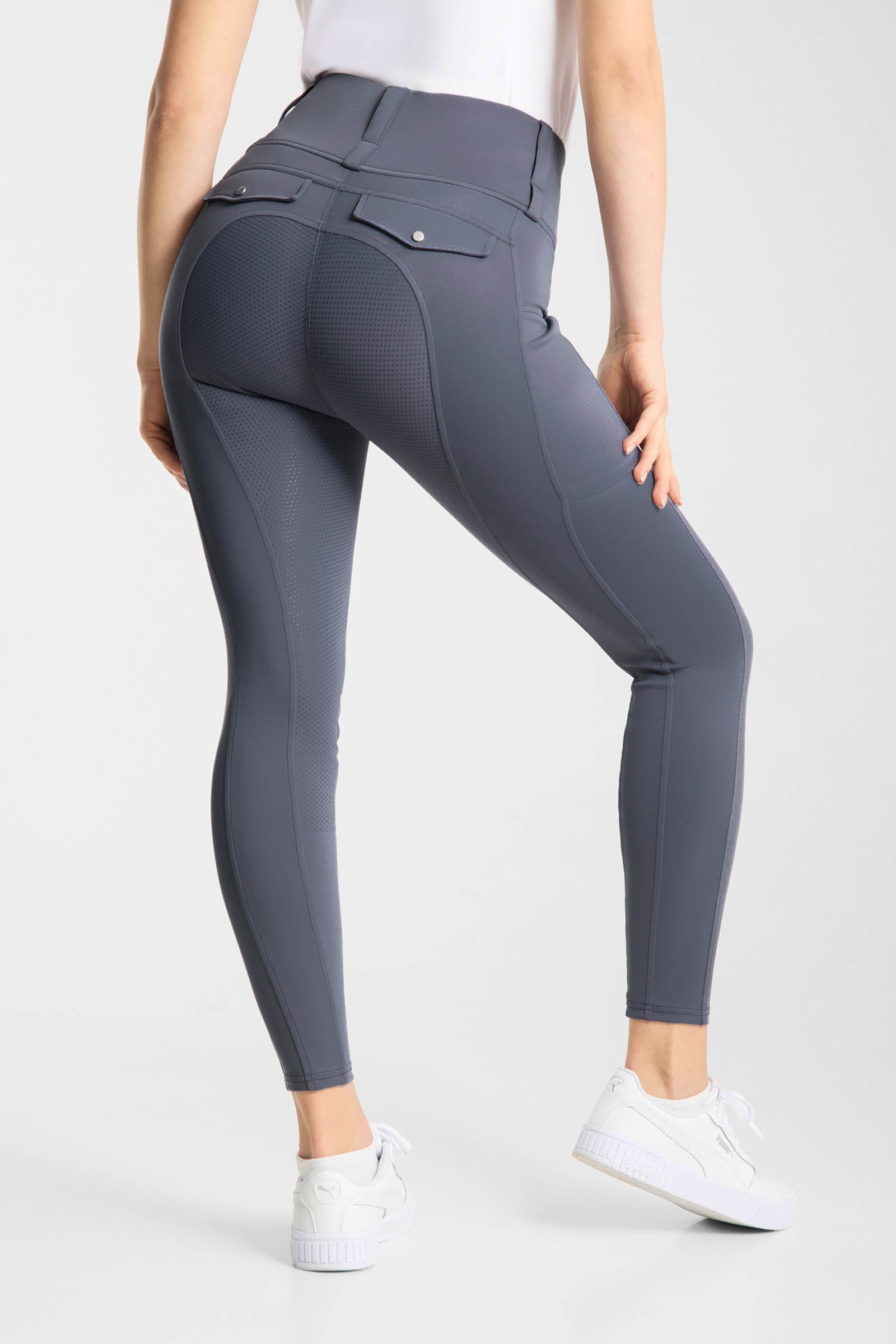 Horze Damenreitleggings Anya mit Vollbesatz aus Silikon UPF 50+ Womens Breeches