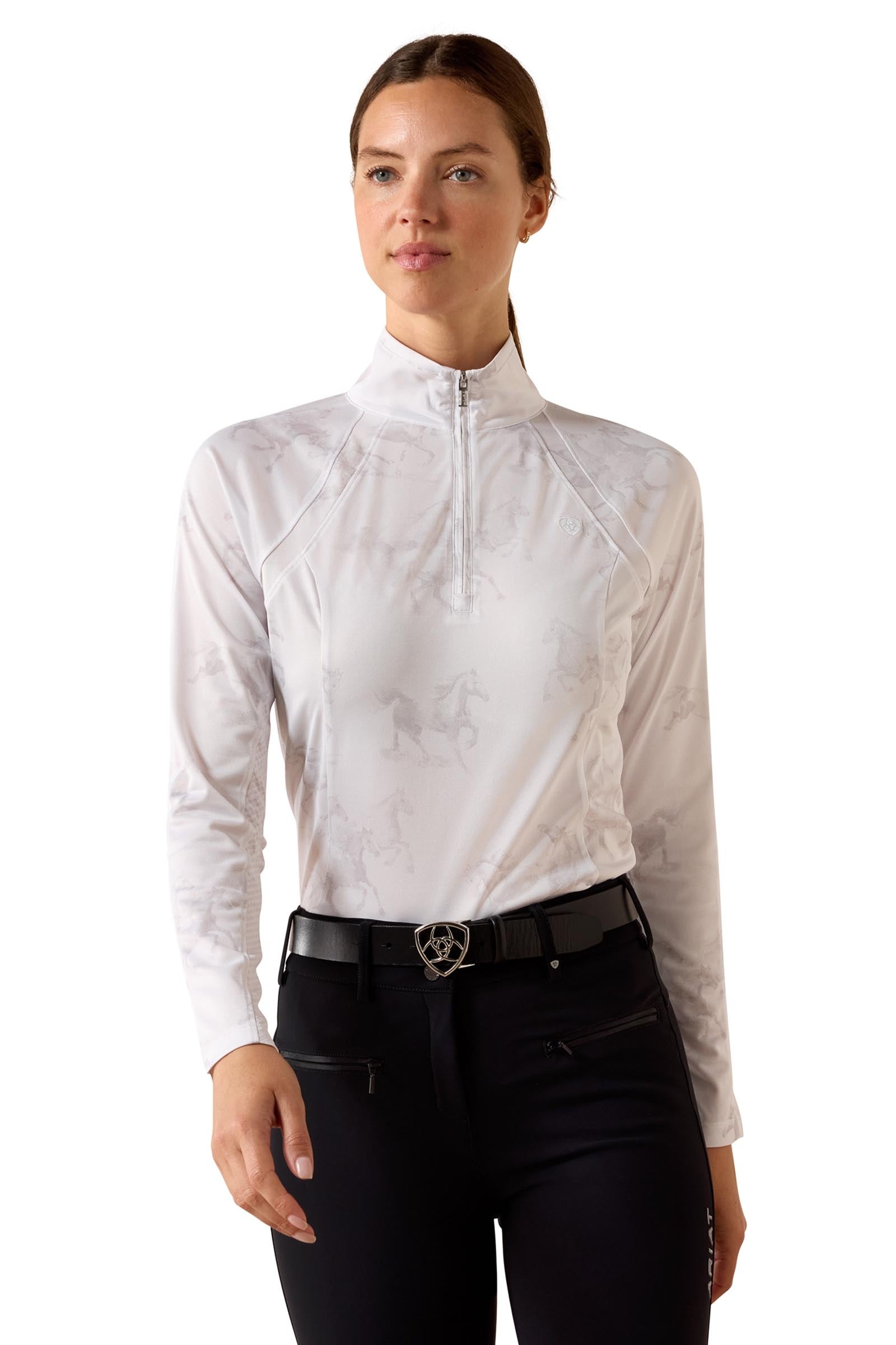 Ariat Women's Sunstopper 3.0 1/4 Zip Baselayer Damen Reitbekleidung