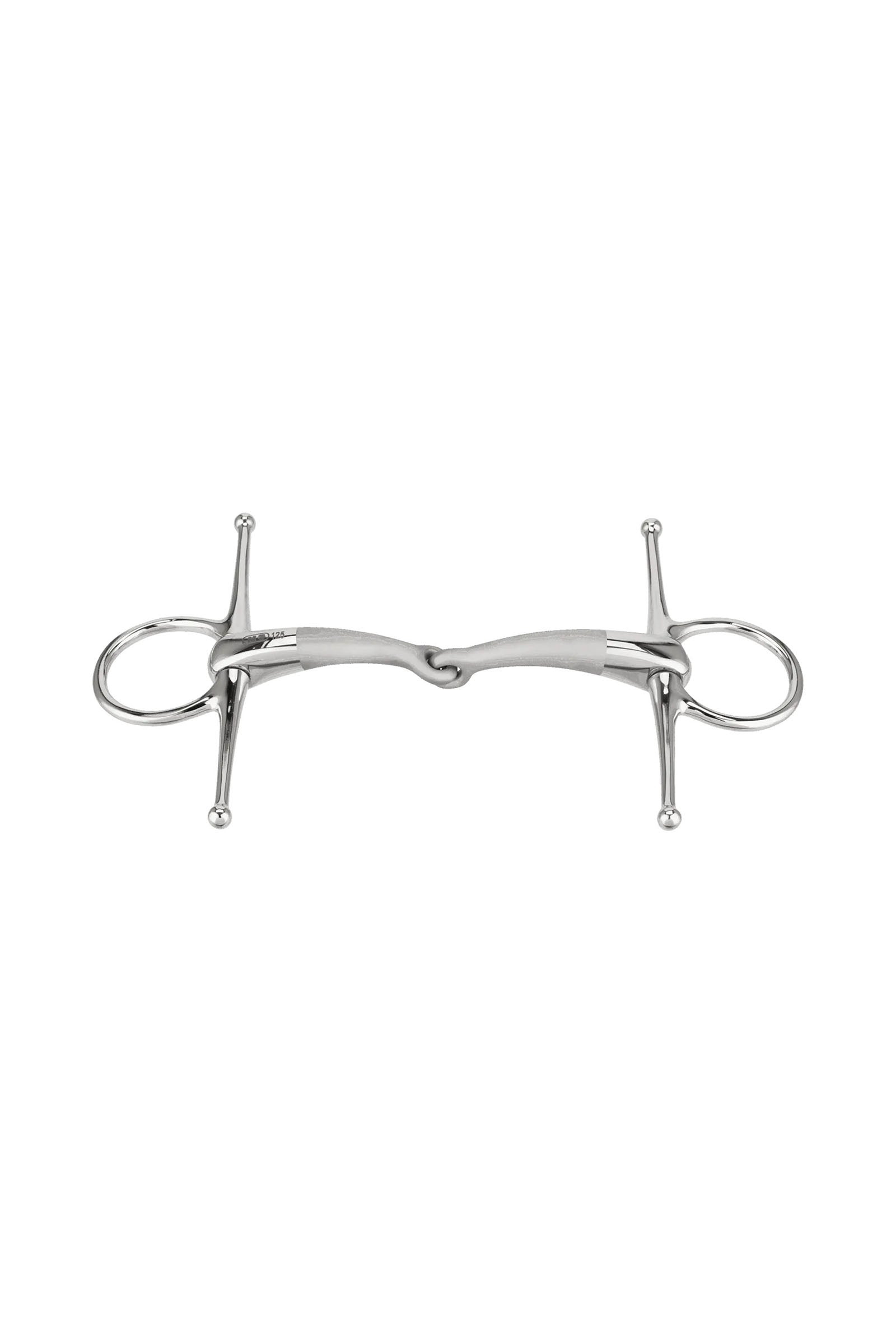 Sprenger Satinox Full Cheek Snaffle, Single Jt. 14mm, Stainless St. Horse Bits
