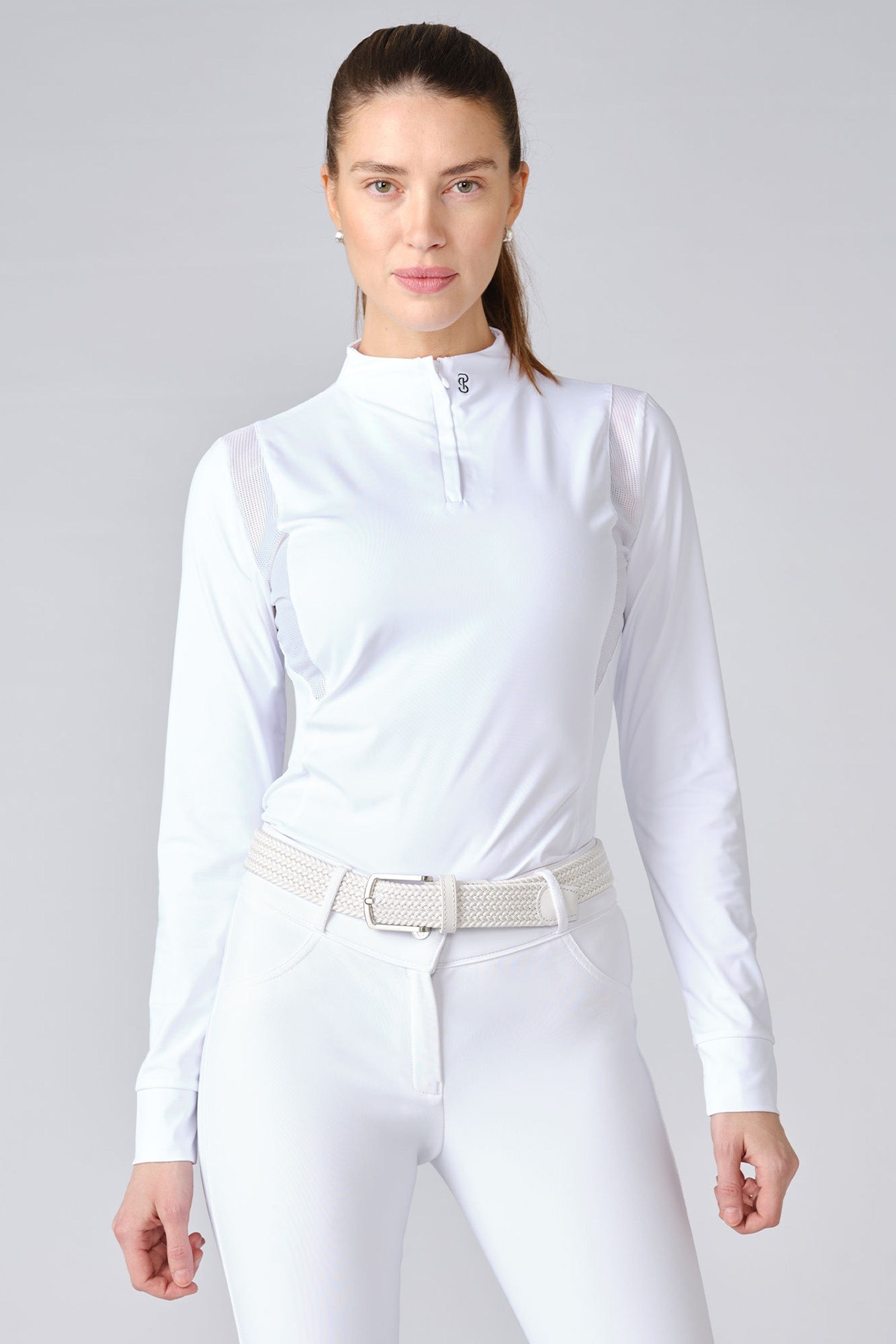 PS of Sweden Madison Damen Langarm Turniershirt Damen Reitbekleidung