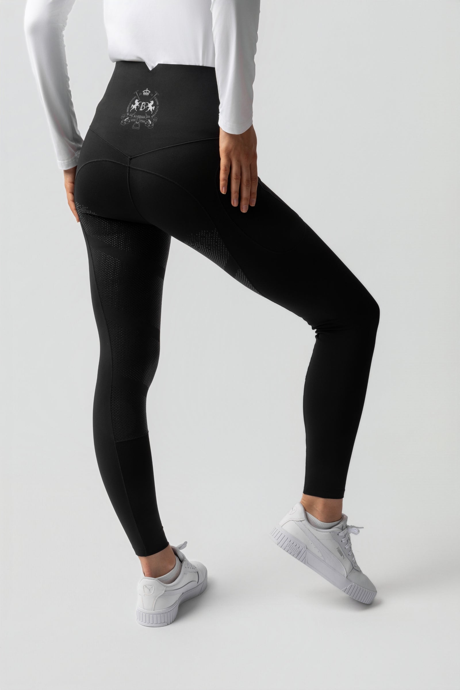 B Vertigo Leonora Damen nahtlose Thermo-Reithosen mit Vollbesatz Womens Breeches
