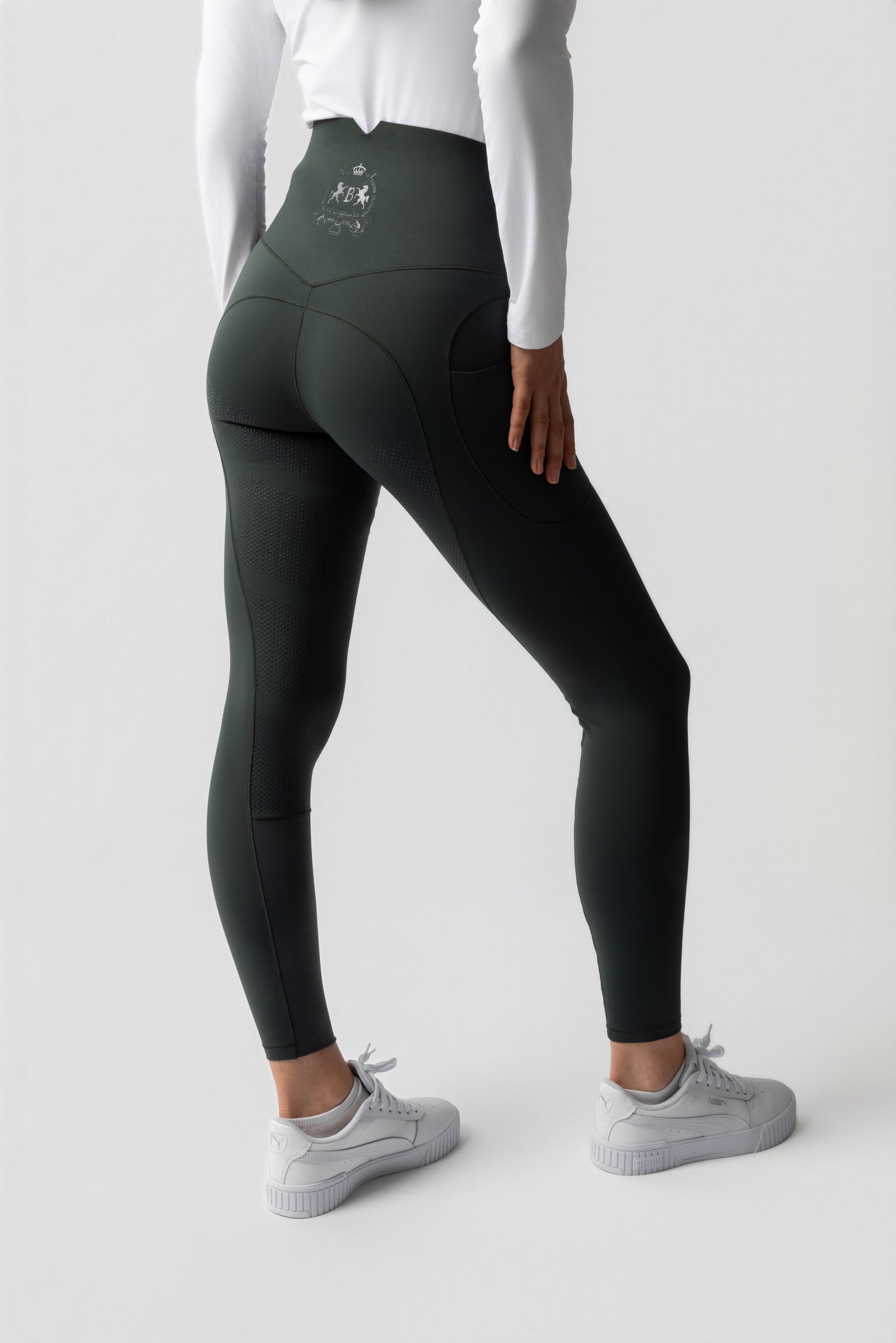 B Vertigo Leonora Damen nahtlose Thermo-Reithosen mit Vollbesatz Womens Breeches
