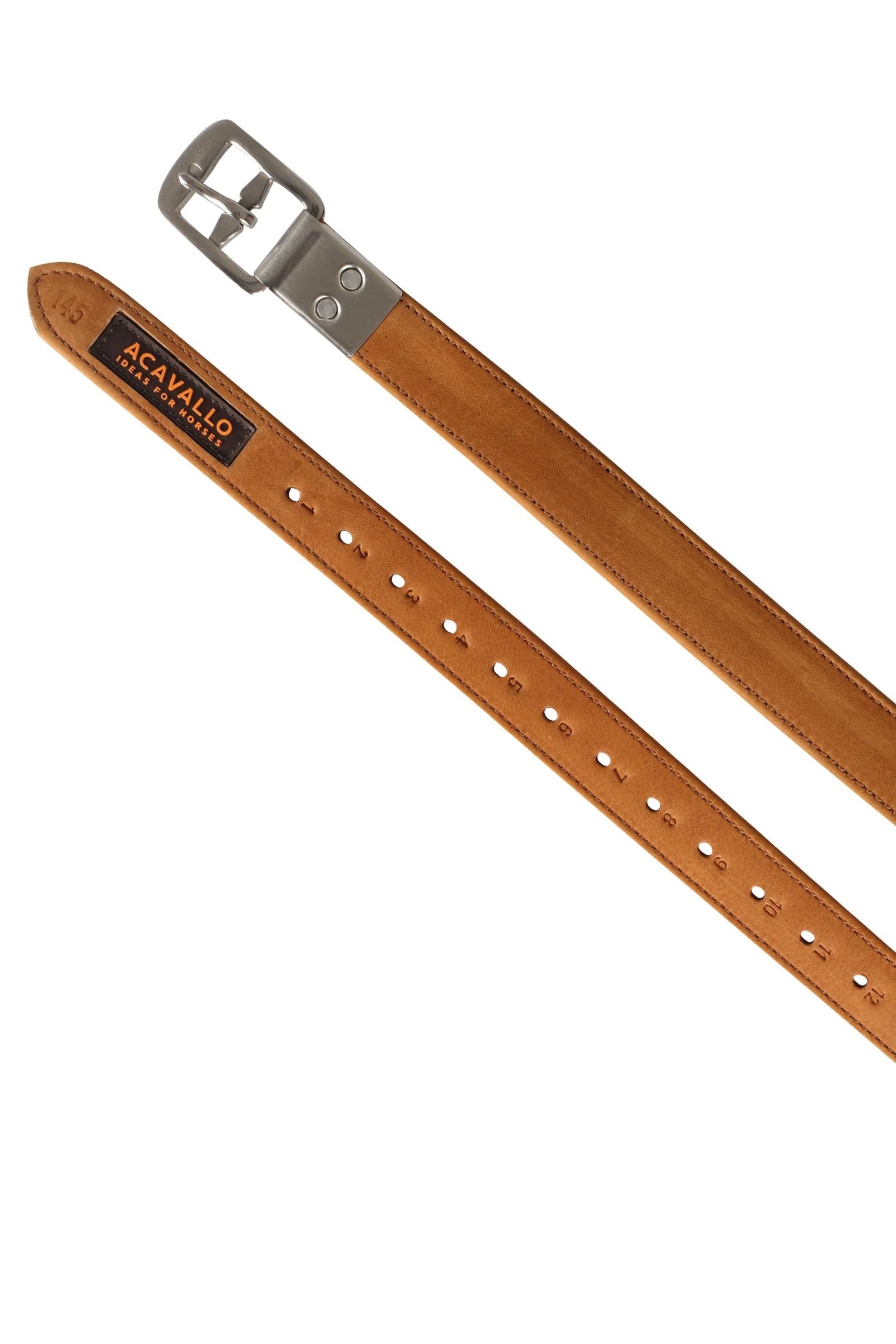 Acavallo Kalbsleder Steigbügelriemen mit ummantelter Schnalle Sättel & Sattelgurte