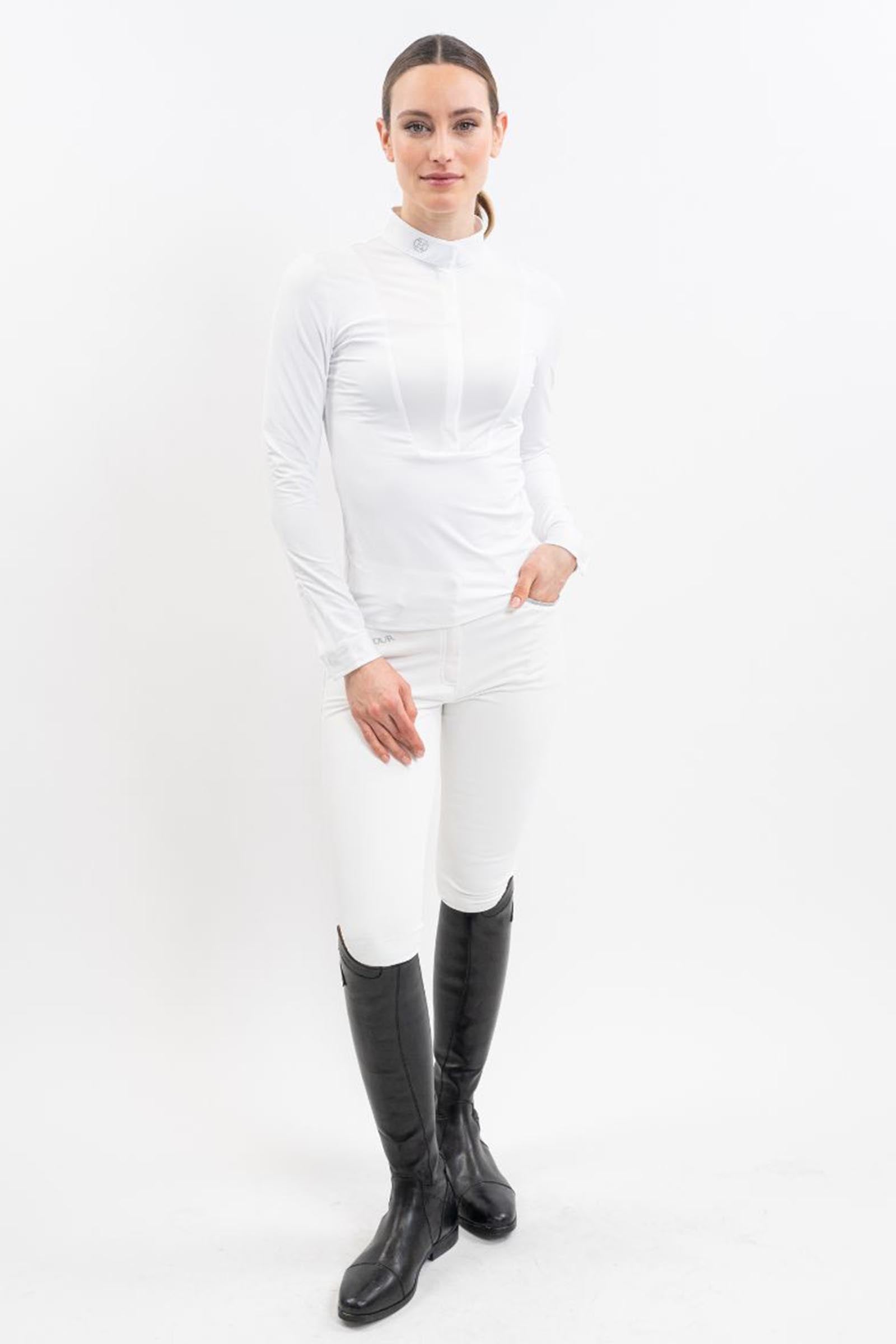 Harcour Stella Women's Competition Polo LS Women’s Riding Clothing