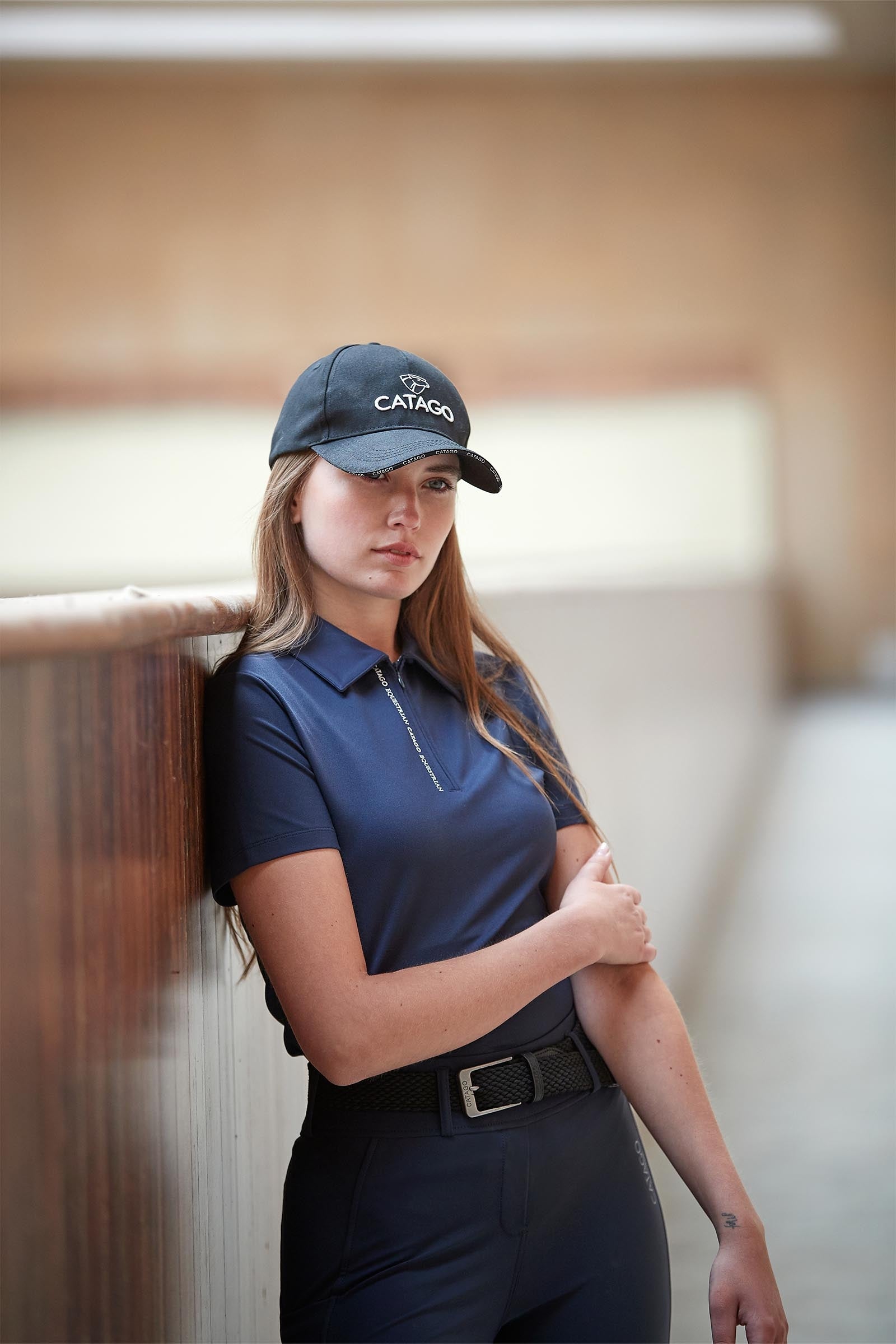 Catago CATAGO Nash SS Women´s Zip Polo Women’s Riding Clothing
