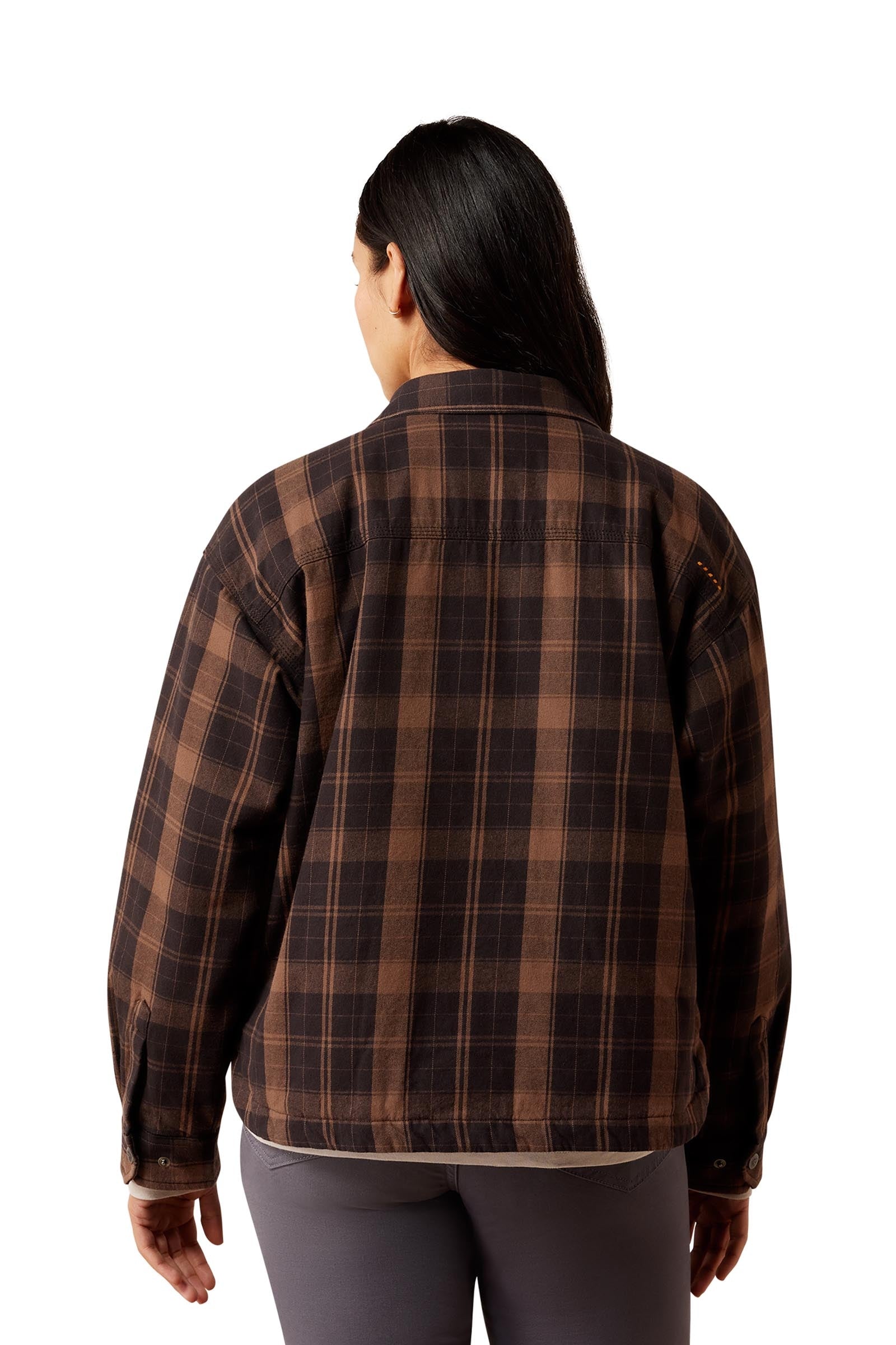 Ariat Womens Rebar Flannel Insulated Shirt Jacket Women’s Riding Clothing