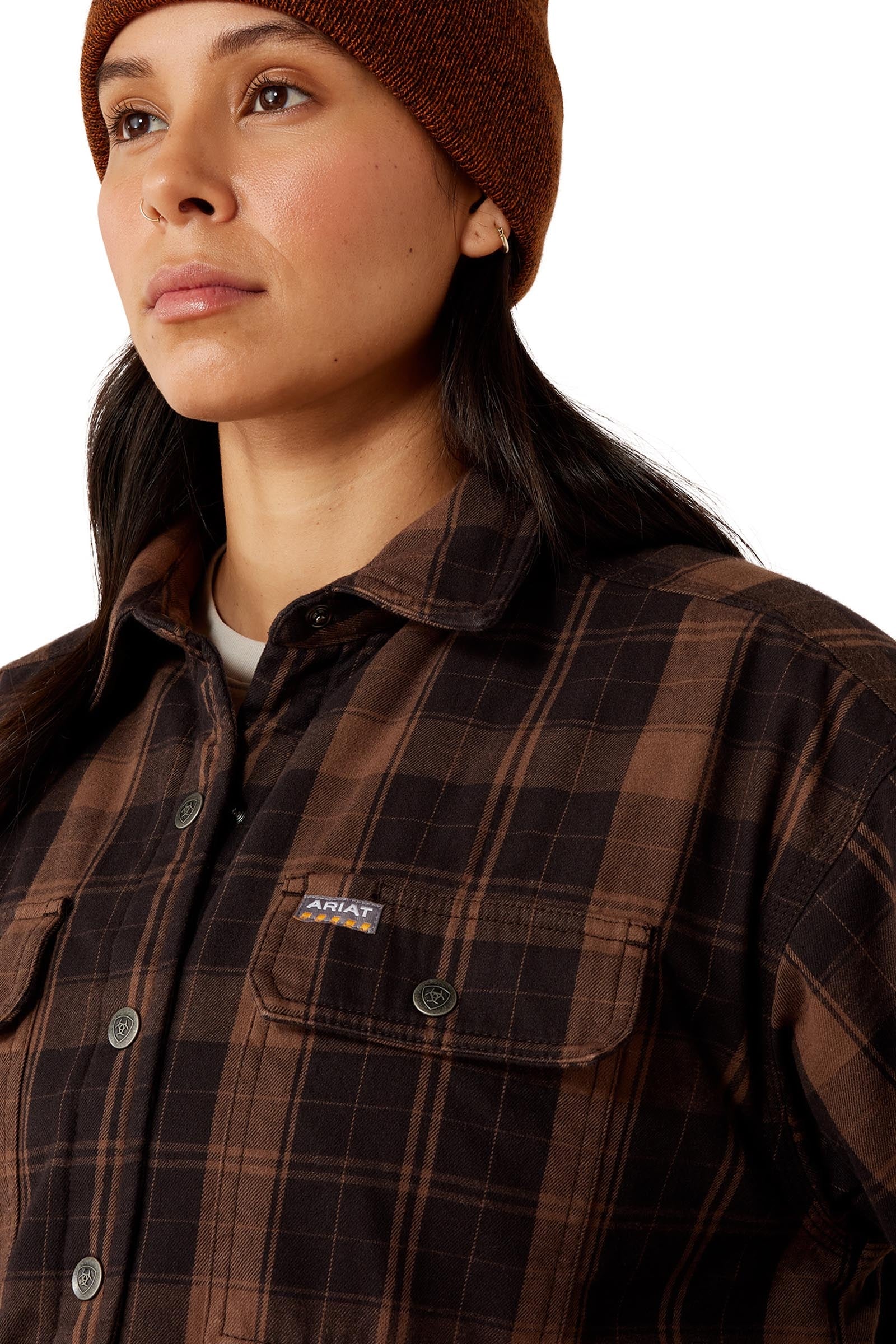 Ariat Womens Rebar Flannel Insulated Shirt Jacket Women’s Riding Clothing