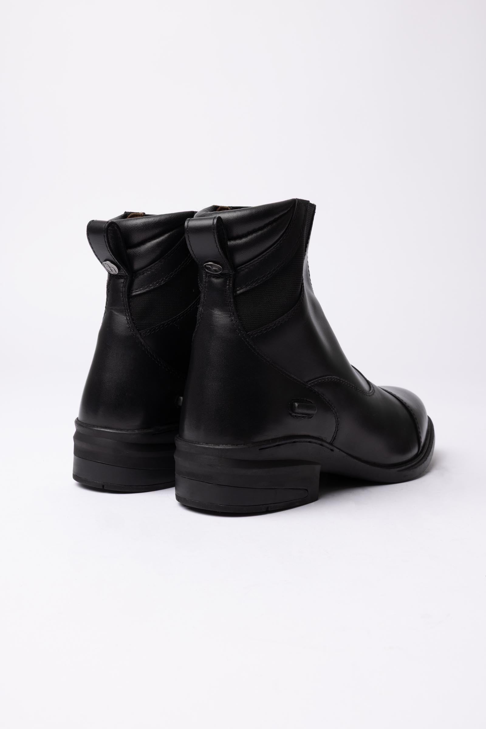 Horze Oldenburg Leather Jodhpur Boots With Front Zip Riding Boots & Riding Shoes