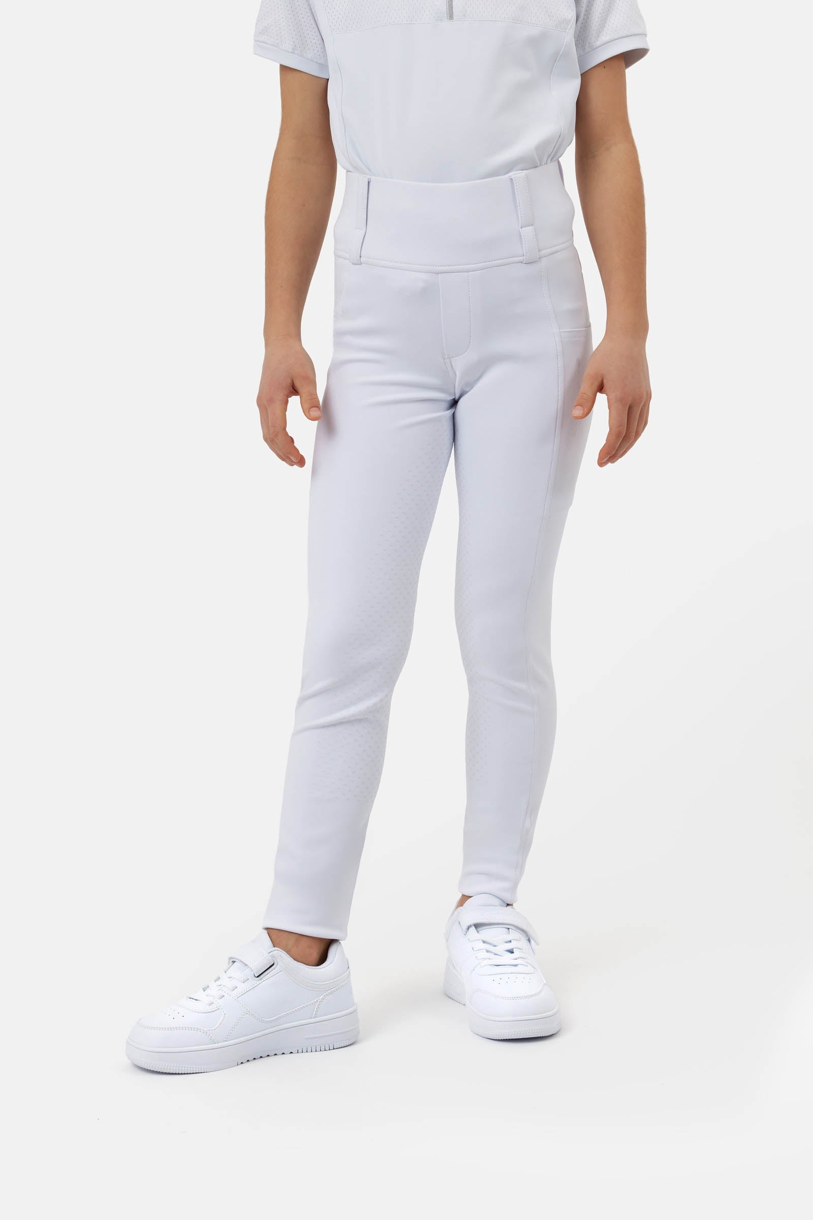 Horze Young Rider Anya Fullgrip Hybrid Breeches Kids Apparel