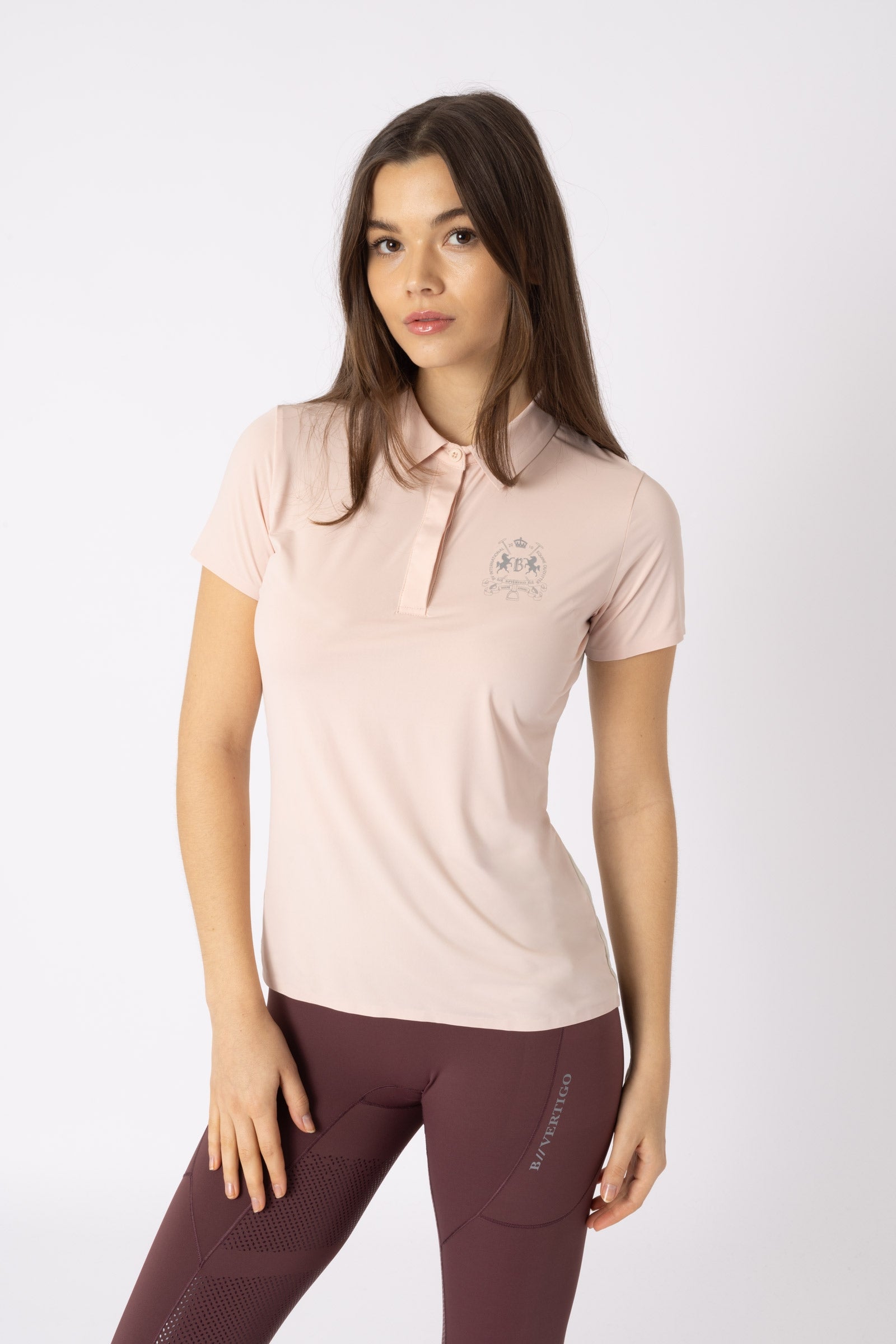 B Vertigo Daphne Nahtloses Poloshirt für Frauen Damen Reitbekleidung