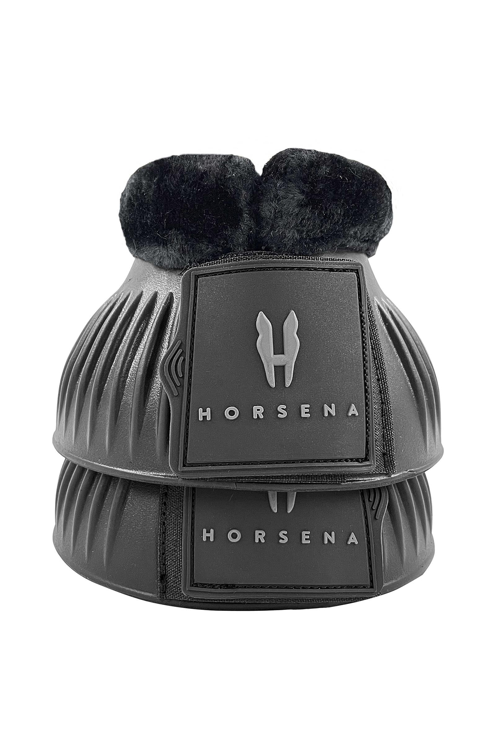 Horsena Synthetic Fur Bell Boots Leg & Hoof Protection
