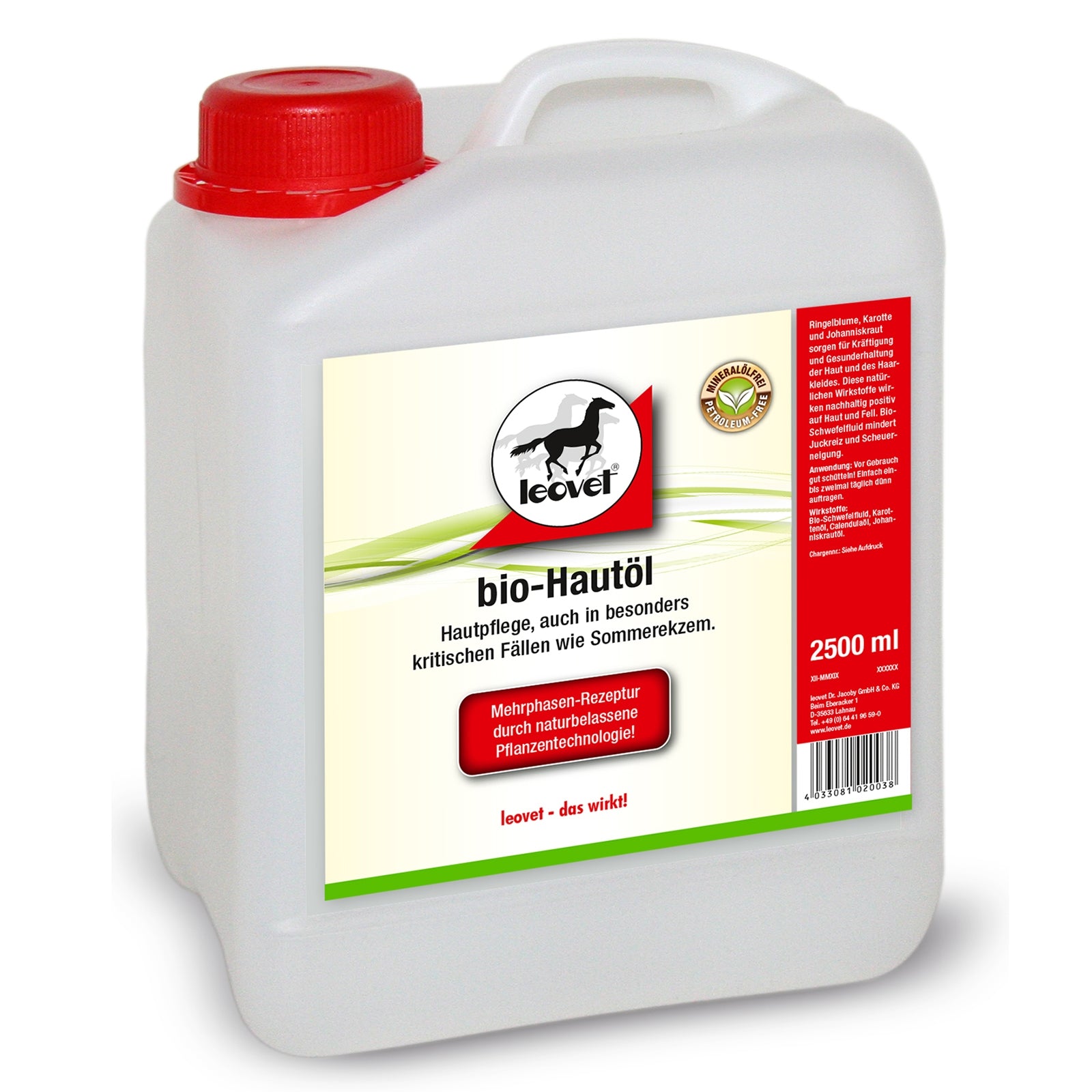 Leovet bio-Hautöl 2500ml Pflege