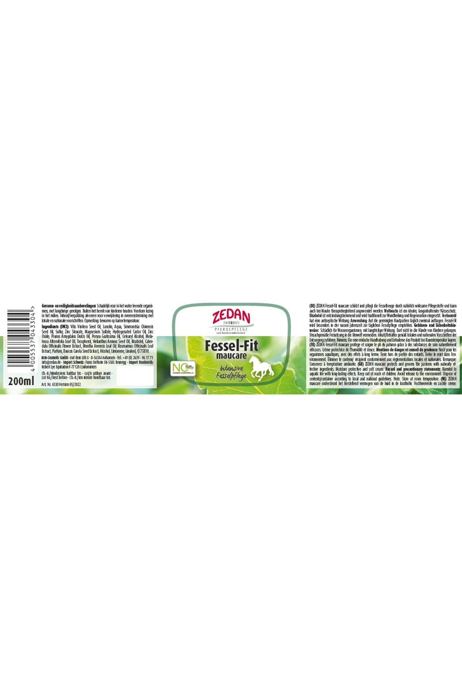 Zedan Fessel-Fit Maucare, 200ml Horse Health Care