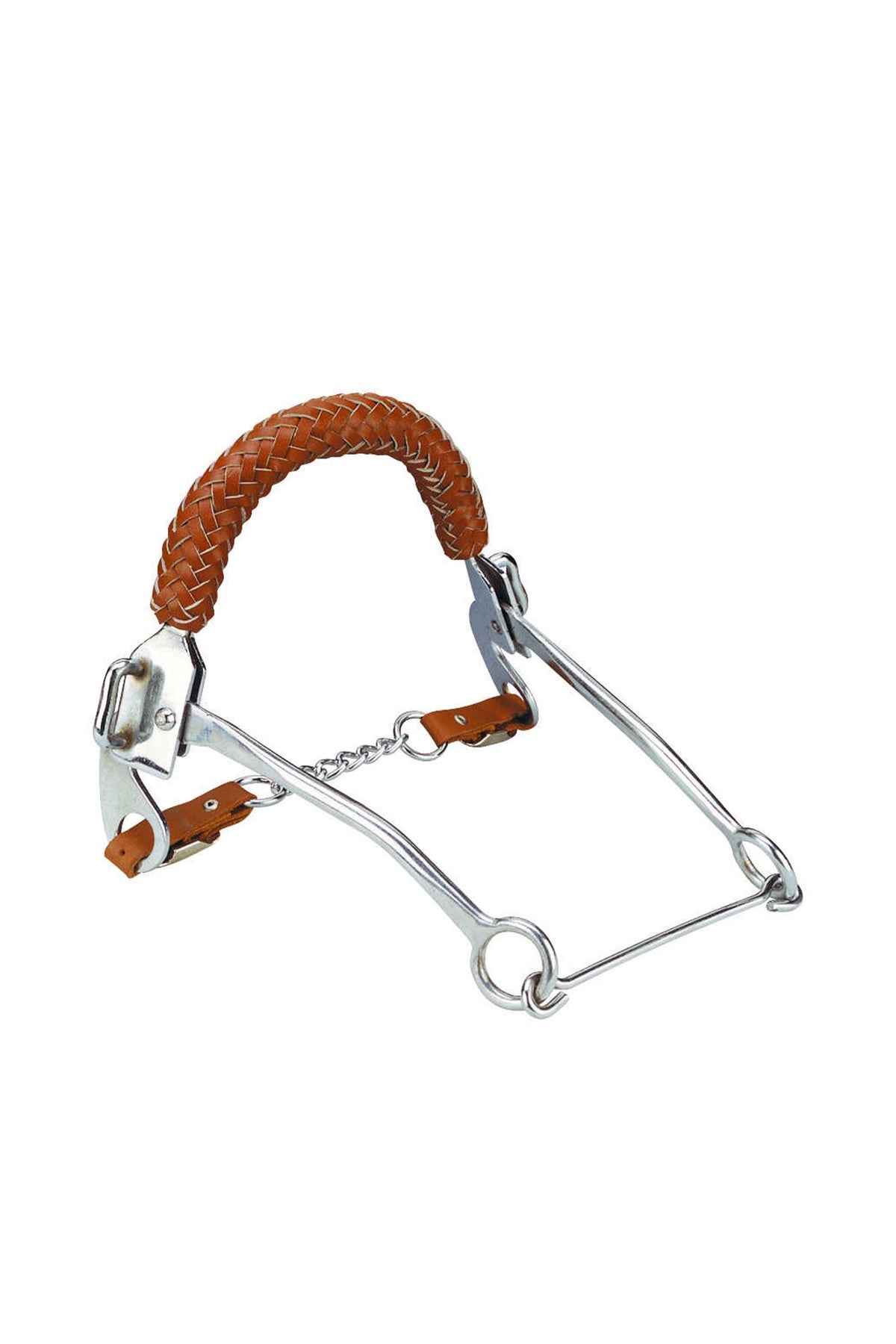 FEELING Hackamore geflochtenes Leder Gebisse