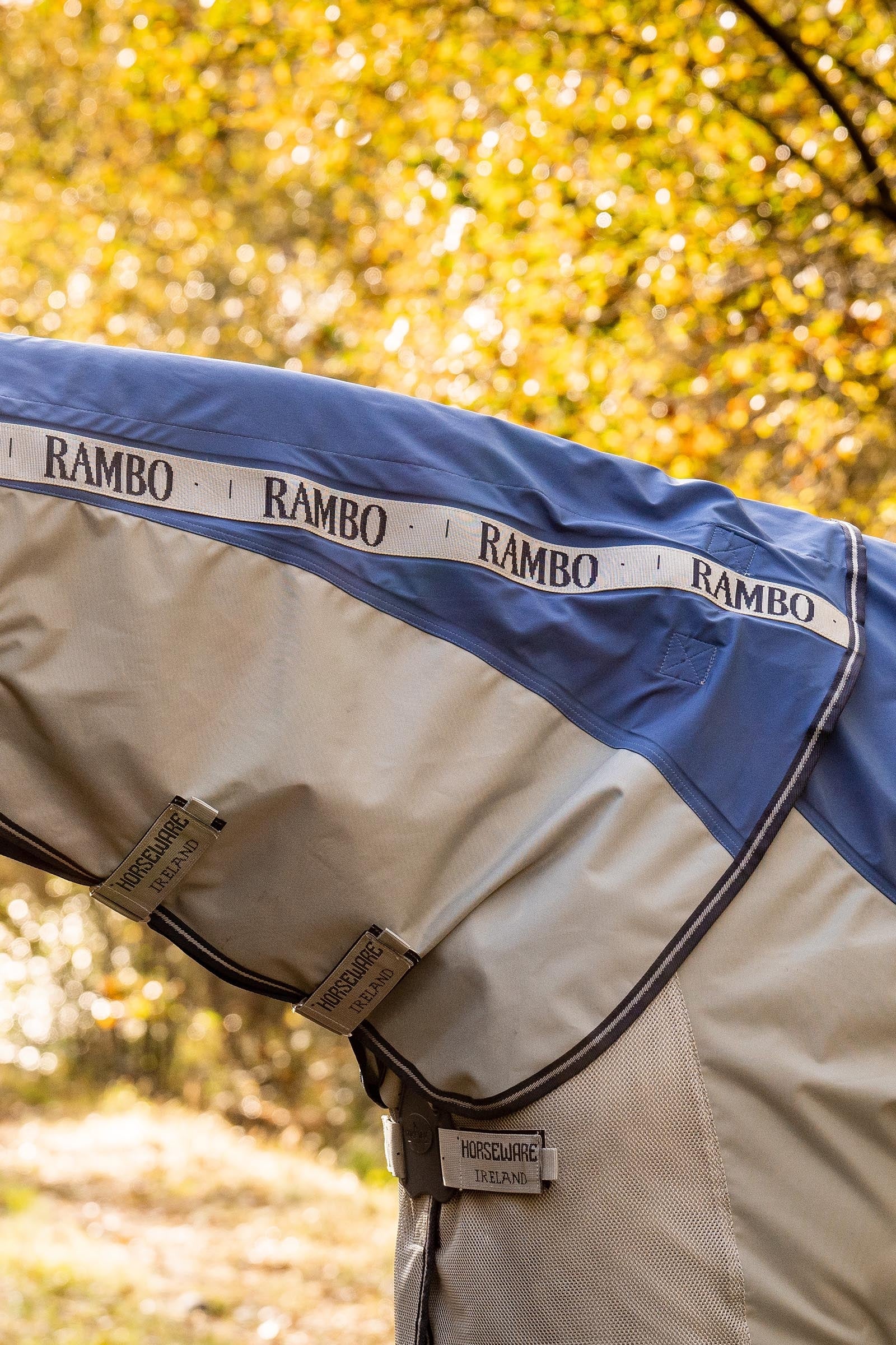 Horseware Rambo Autumn Series Turnout Rug With Liner (0g / 100g) Horse Rugs