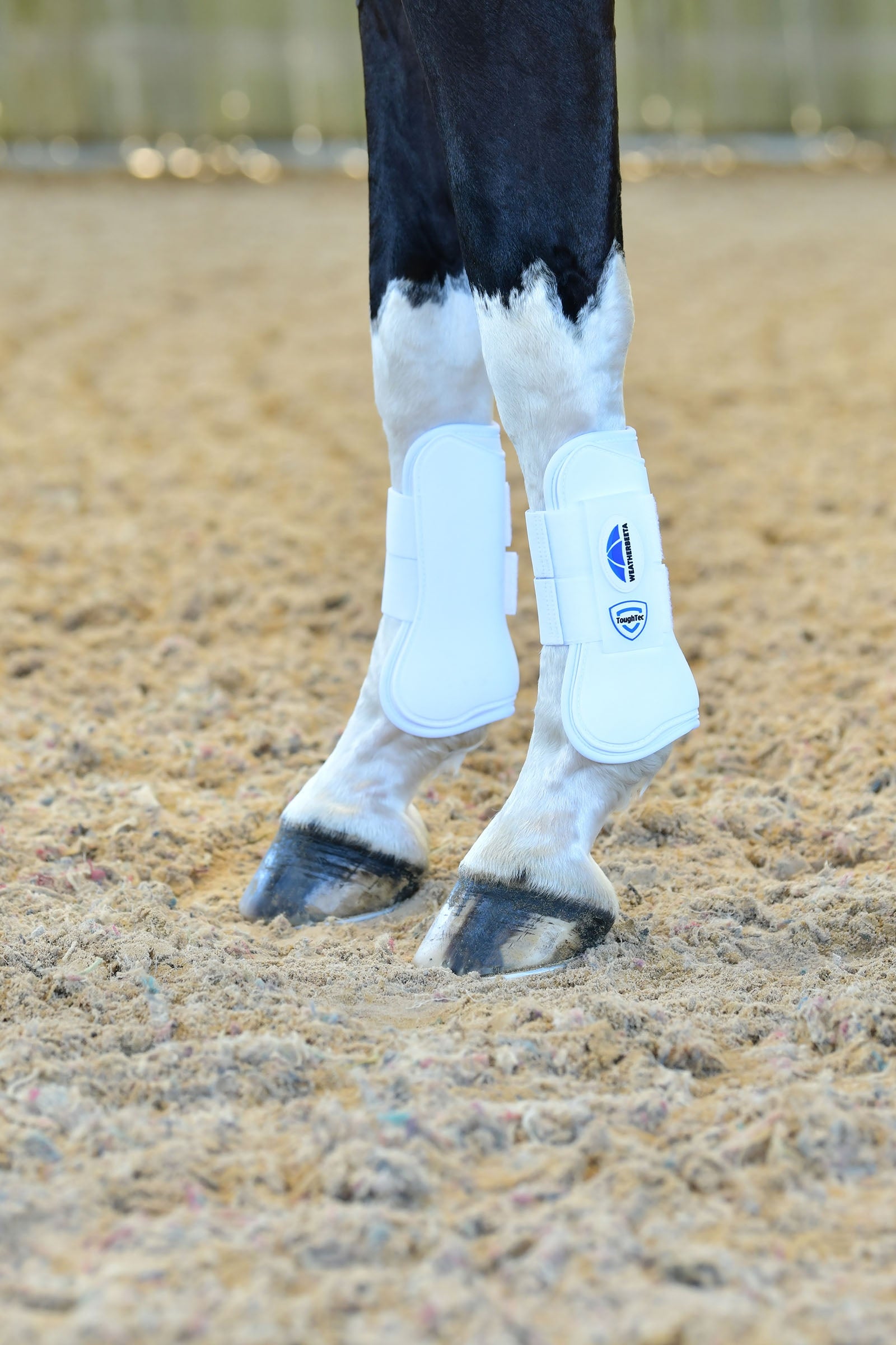 Weatherbeeta Tough-Tec Prime Open Front Boots Leg Protection & Hoof Protection for Horses