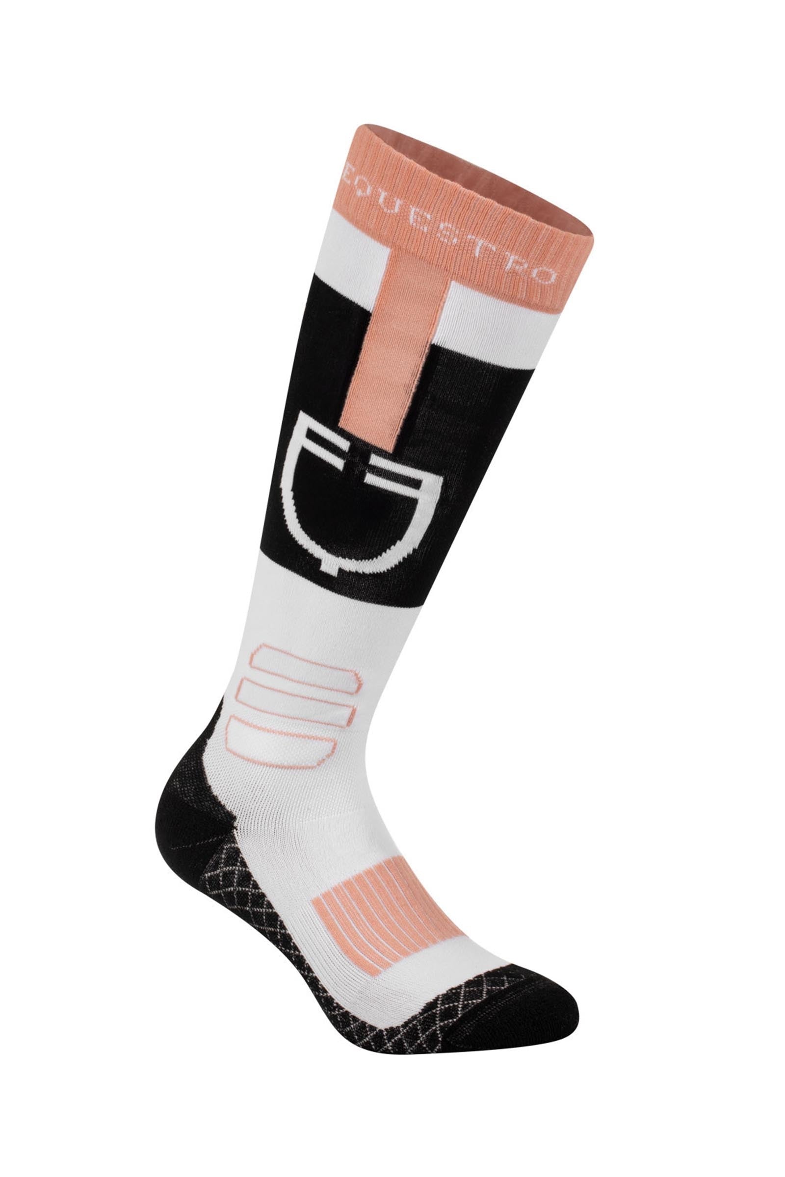Equestro Sock in Technical and Breathable Fabric With Logo Socks